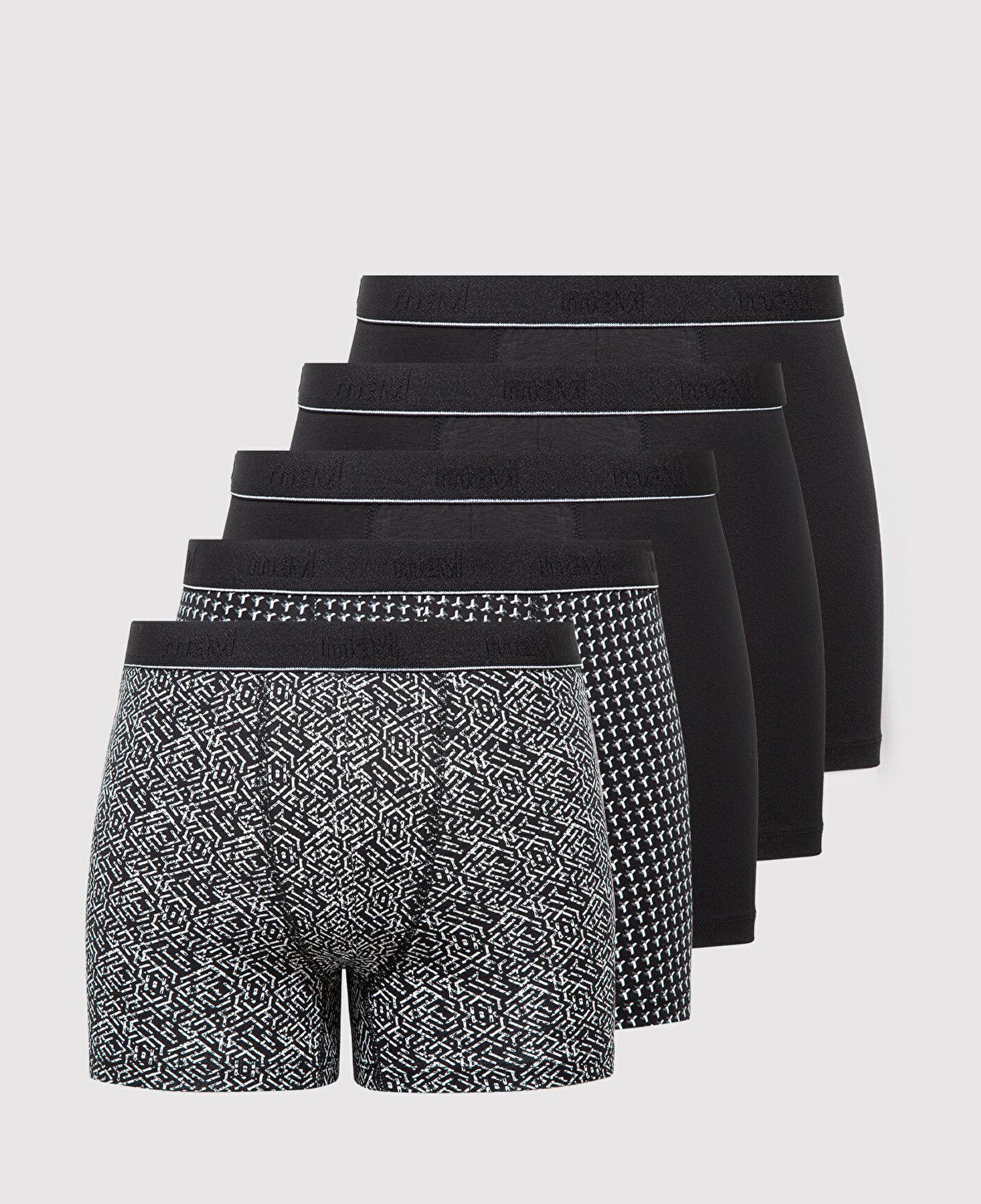 Mavi 5li Siyah Boxer 0912284-900