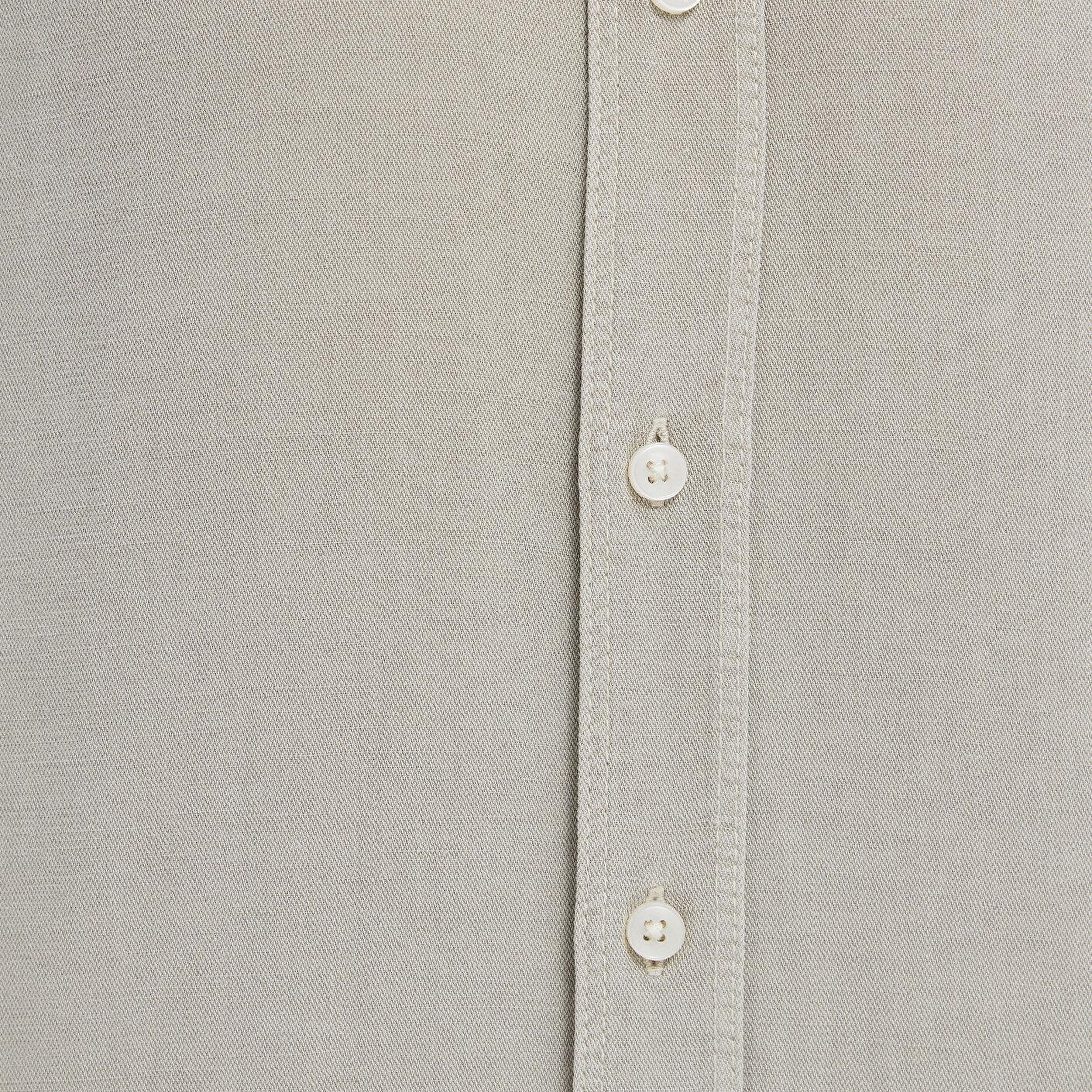Mavi Keten Karışımlı Yeşil (TENCEL™)  Liyosel Gömlek Regular Fit / Normal Kesim 0211482-70333