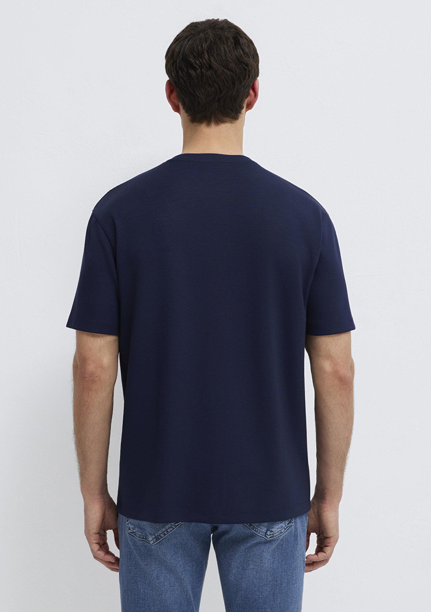 Mavi Soft-Premium Lacivert Tişört Loose Fit / Bol Rahat Kesim 0613467-86415