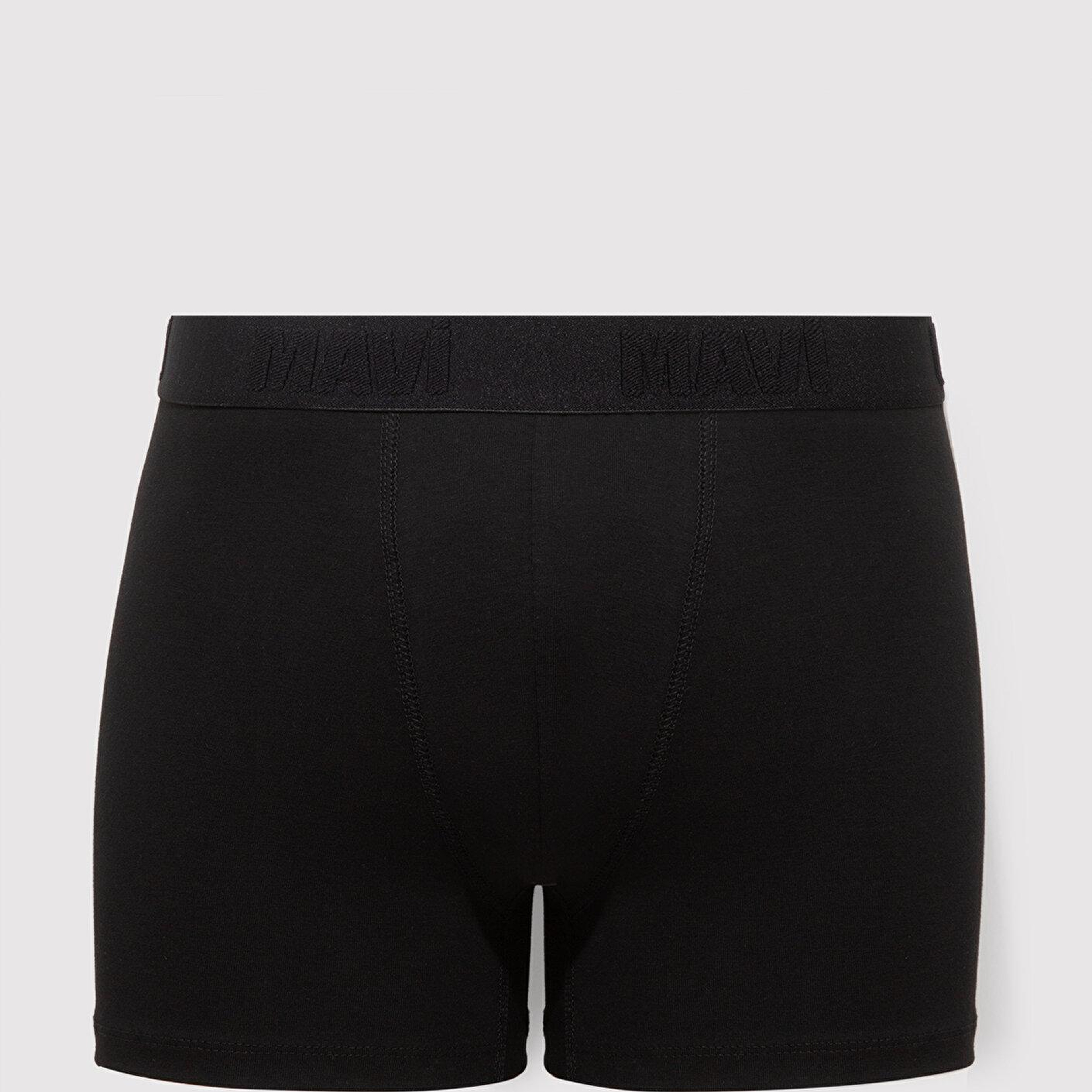 Mavi 3lü Siyah Basic Boxer 0912269-900