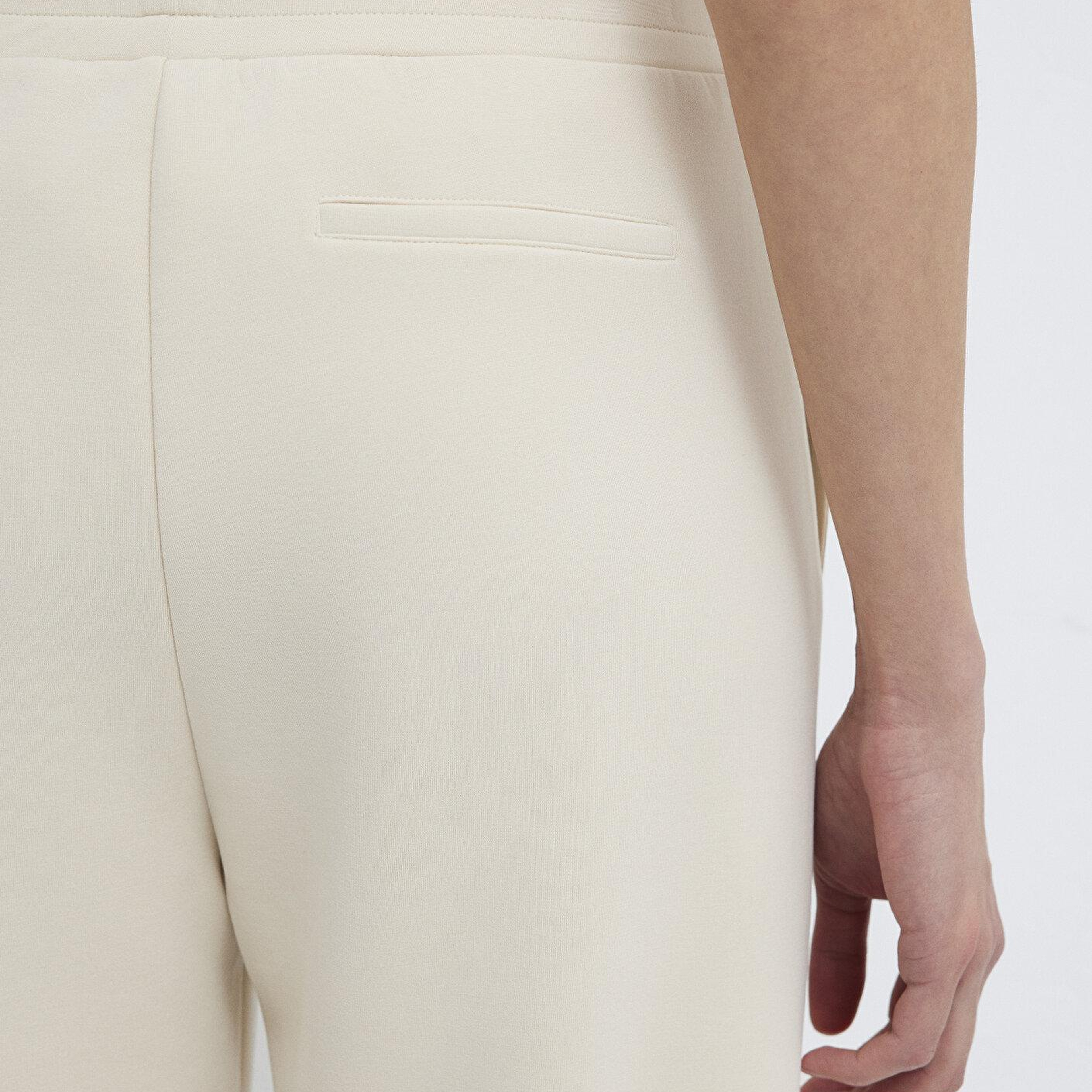 Mavi Sporty Lux Ekru (TENCEL™) Modal Karışımlı Eşofman Altı 1010634-70065