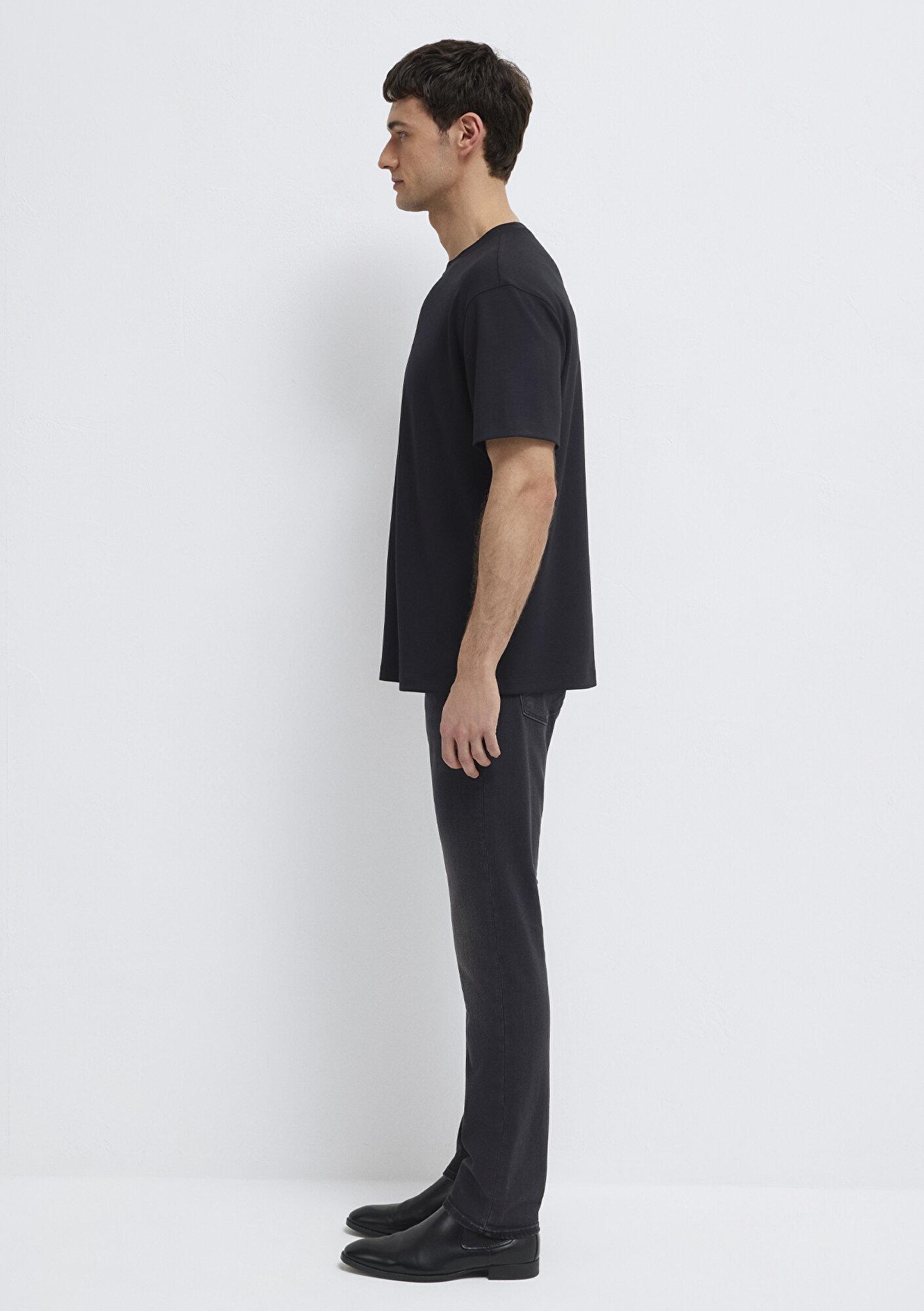 Mavi Soft-Premium Siyah Tişört Loose Fit / Bol Rahat Kesim 0613467-900