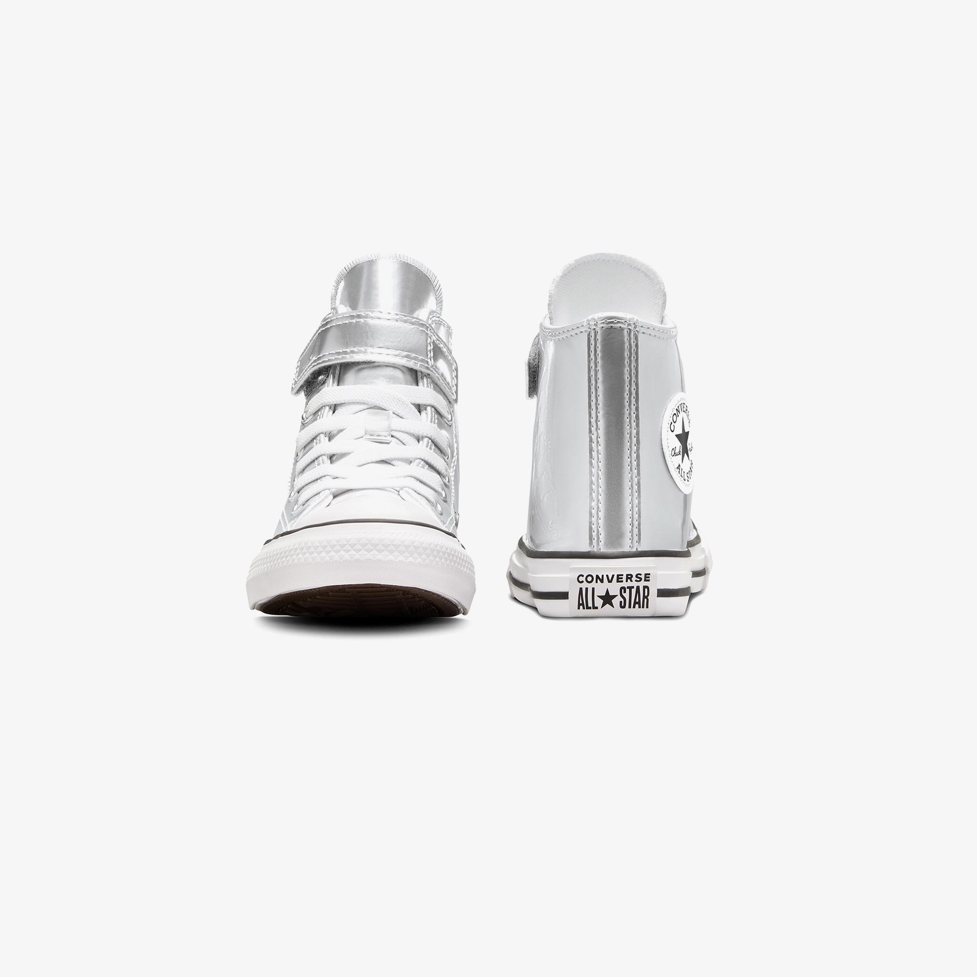 Converse Chuck Taylor All Star 1V Metallic Çocuk Gri Sneaker