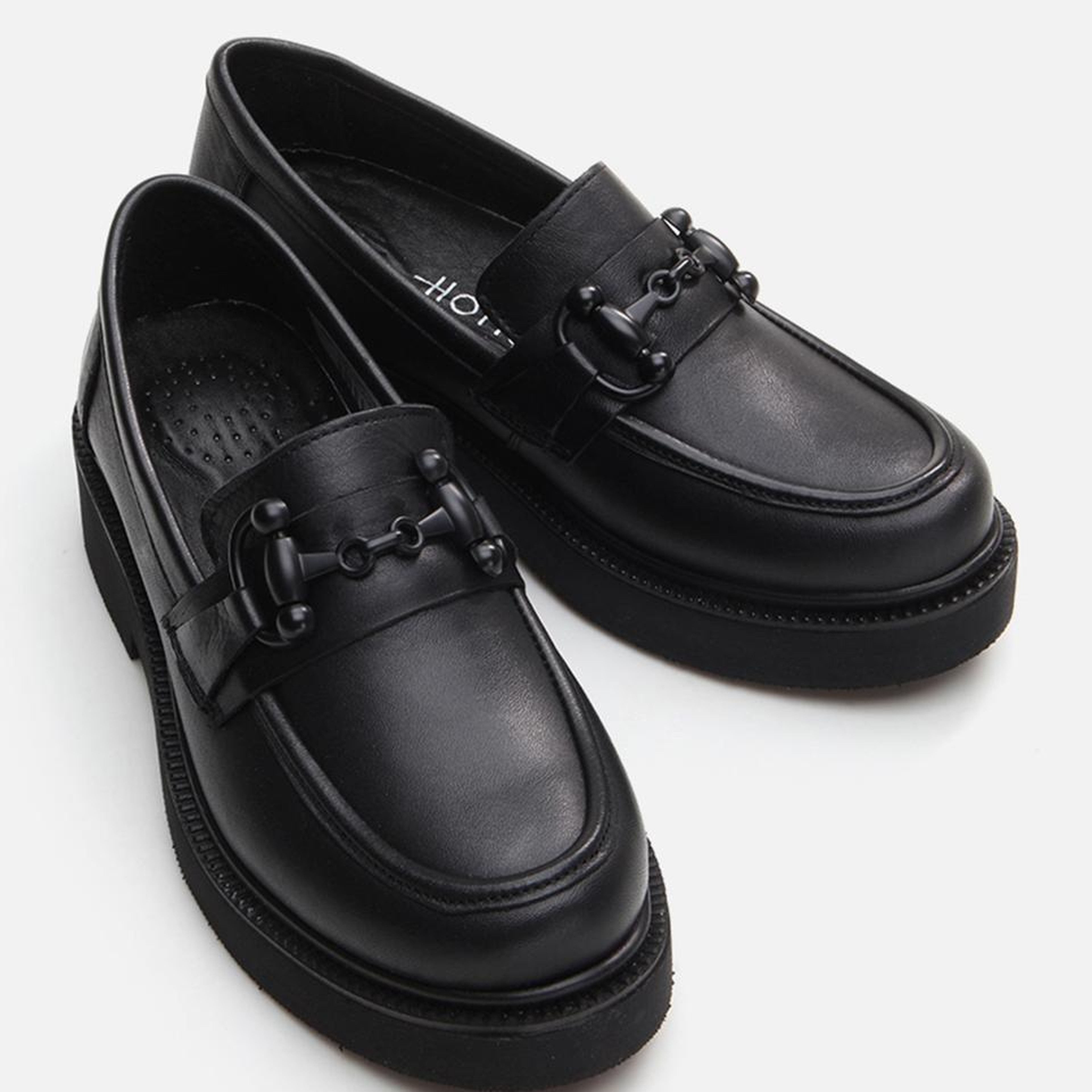 Kadın Deri Siyah Loafer