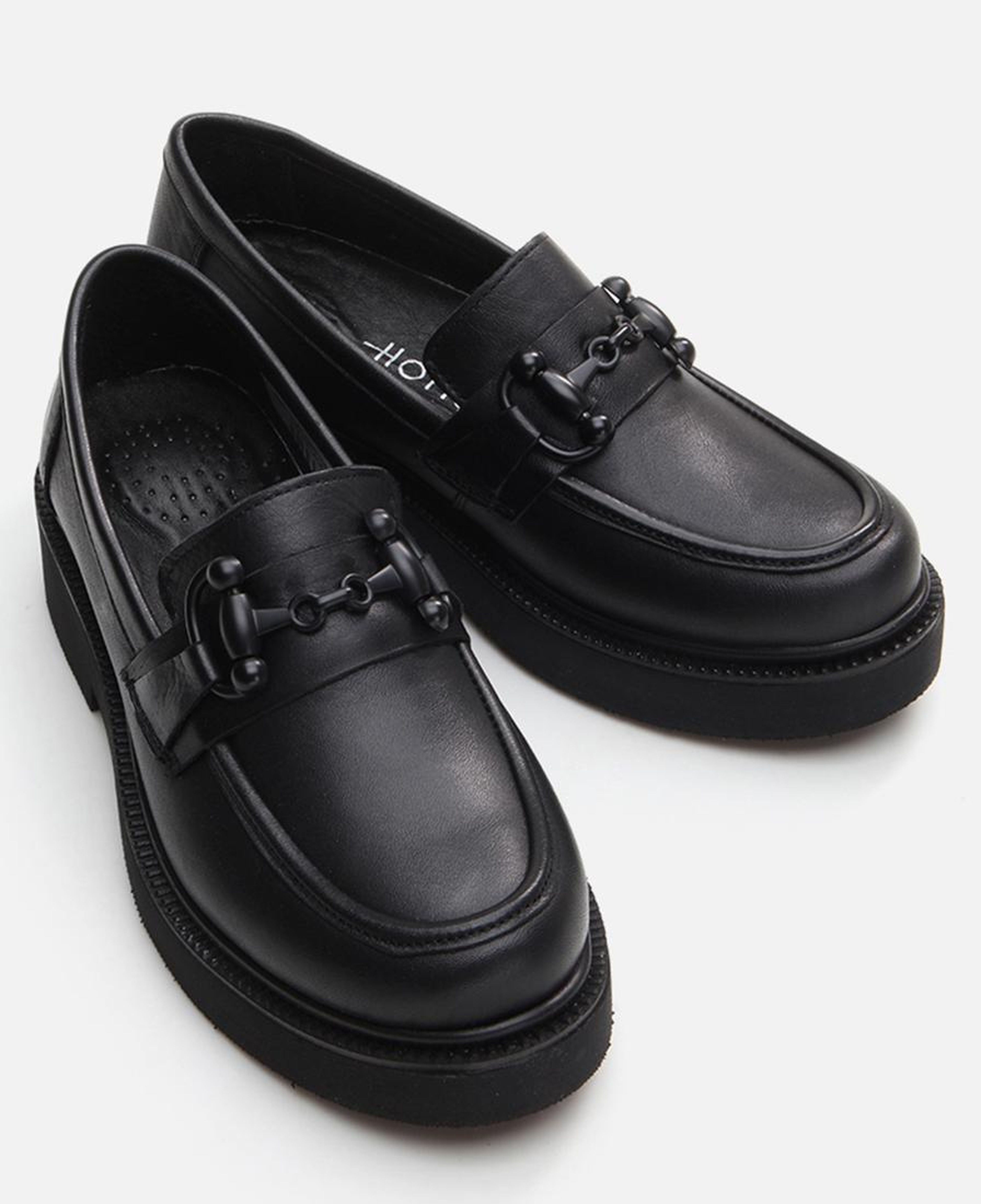 Kadın Deri Siyah Loafer