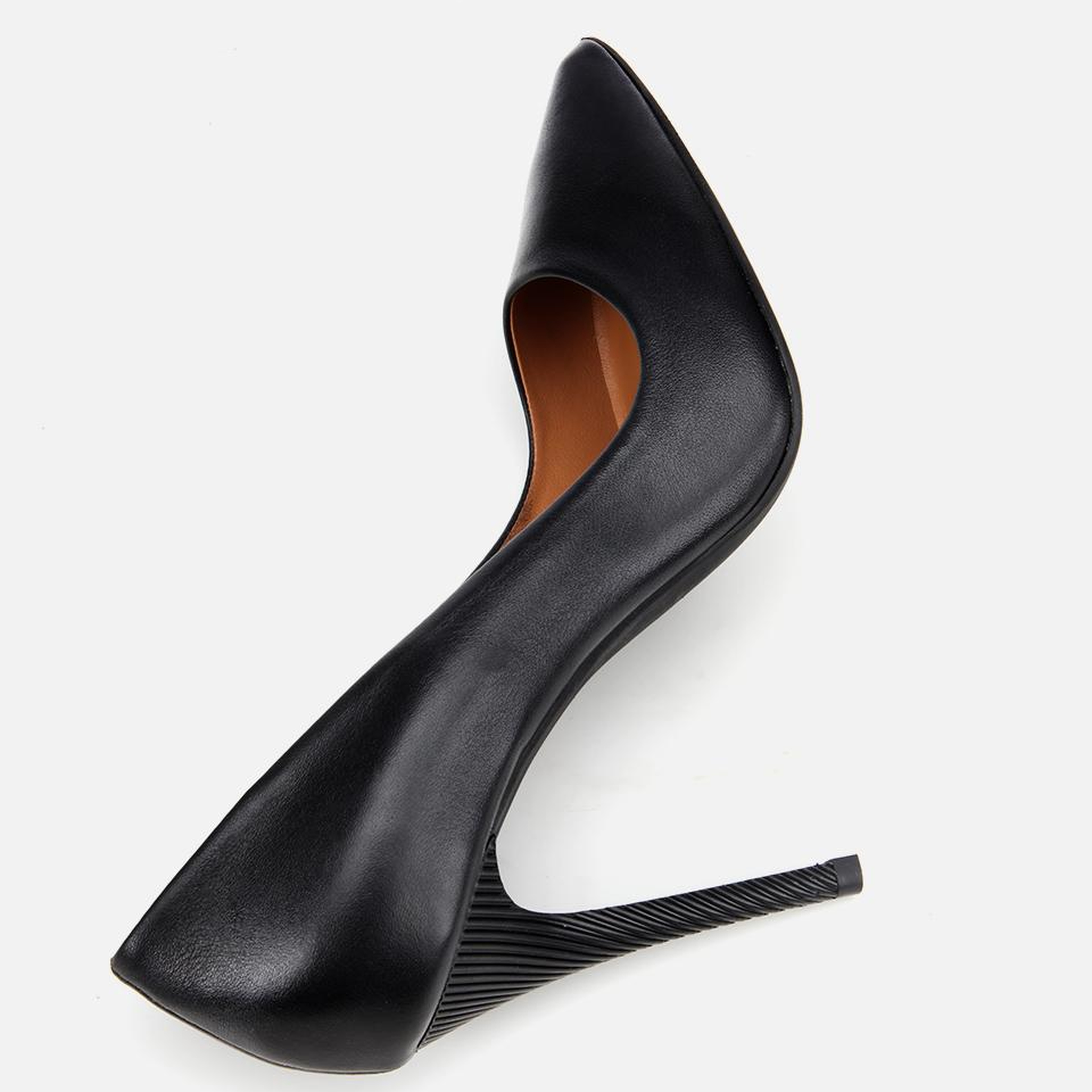 Kadın Deri Siyah Stiletto