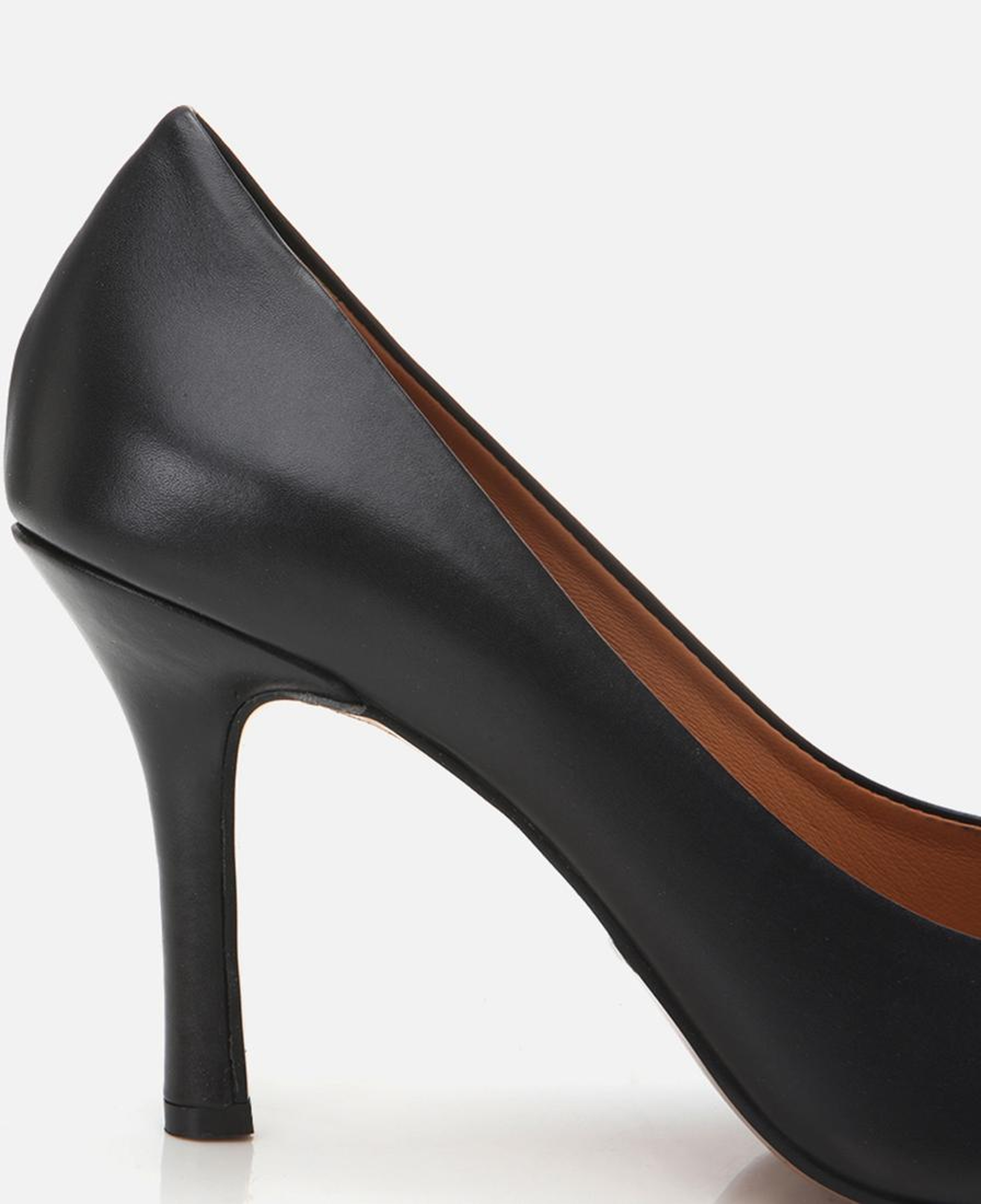 Kadın Deri Siyah Yüksek Topuklu Stiletto