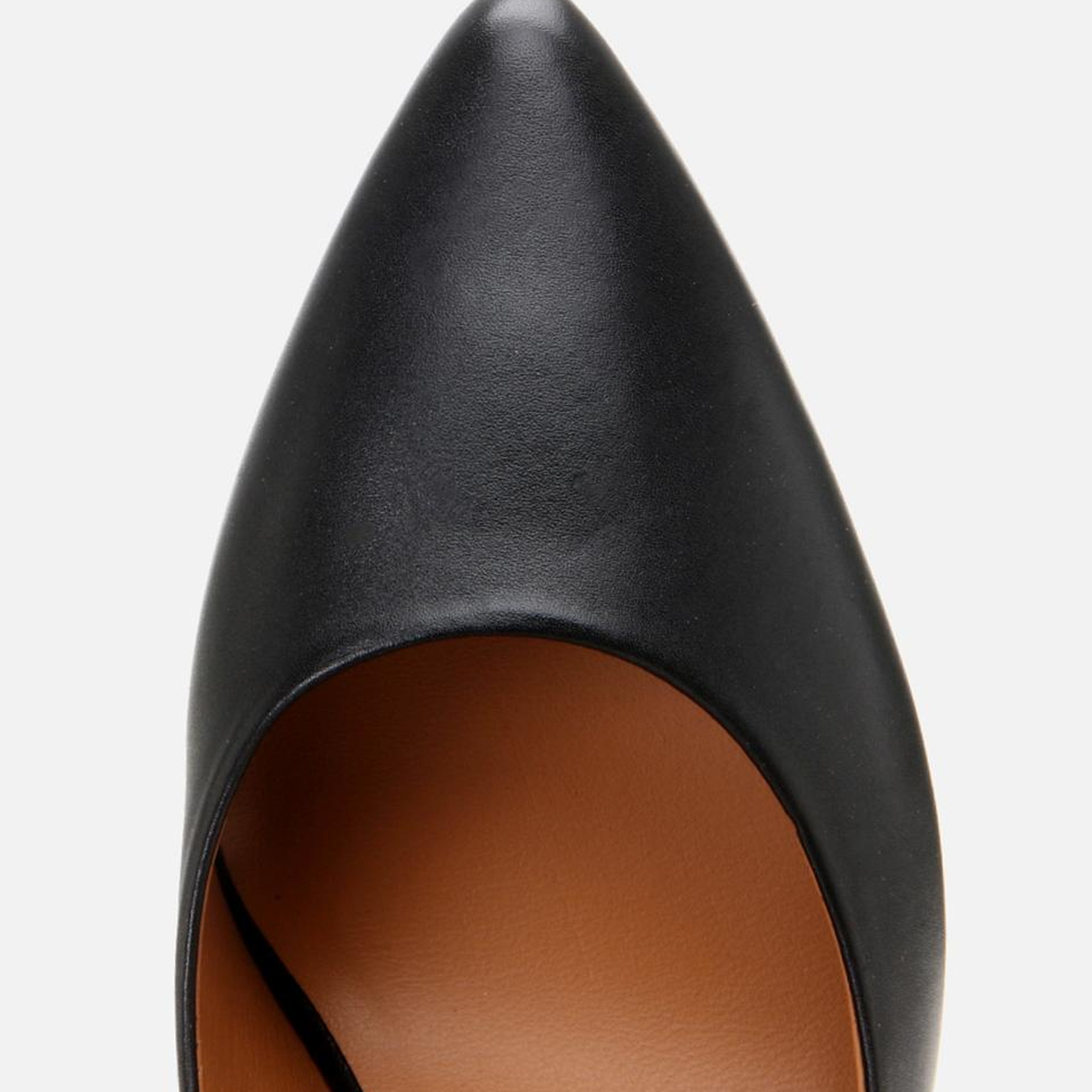 Kadın Deri Siyah Yüksek Topuklu Stiletto