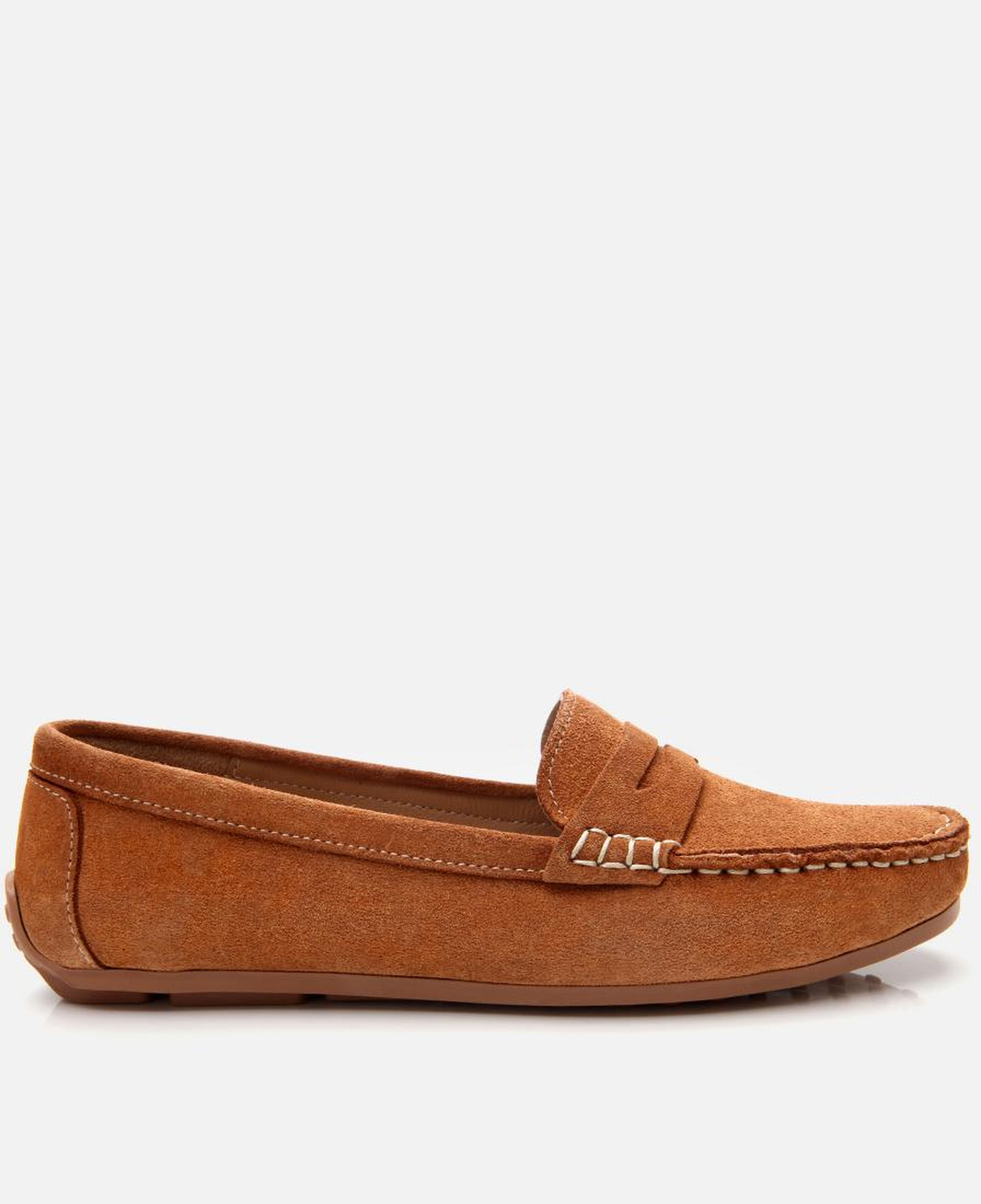 Kadın Süet Deri Taba Günlük Loafer