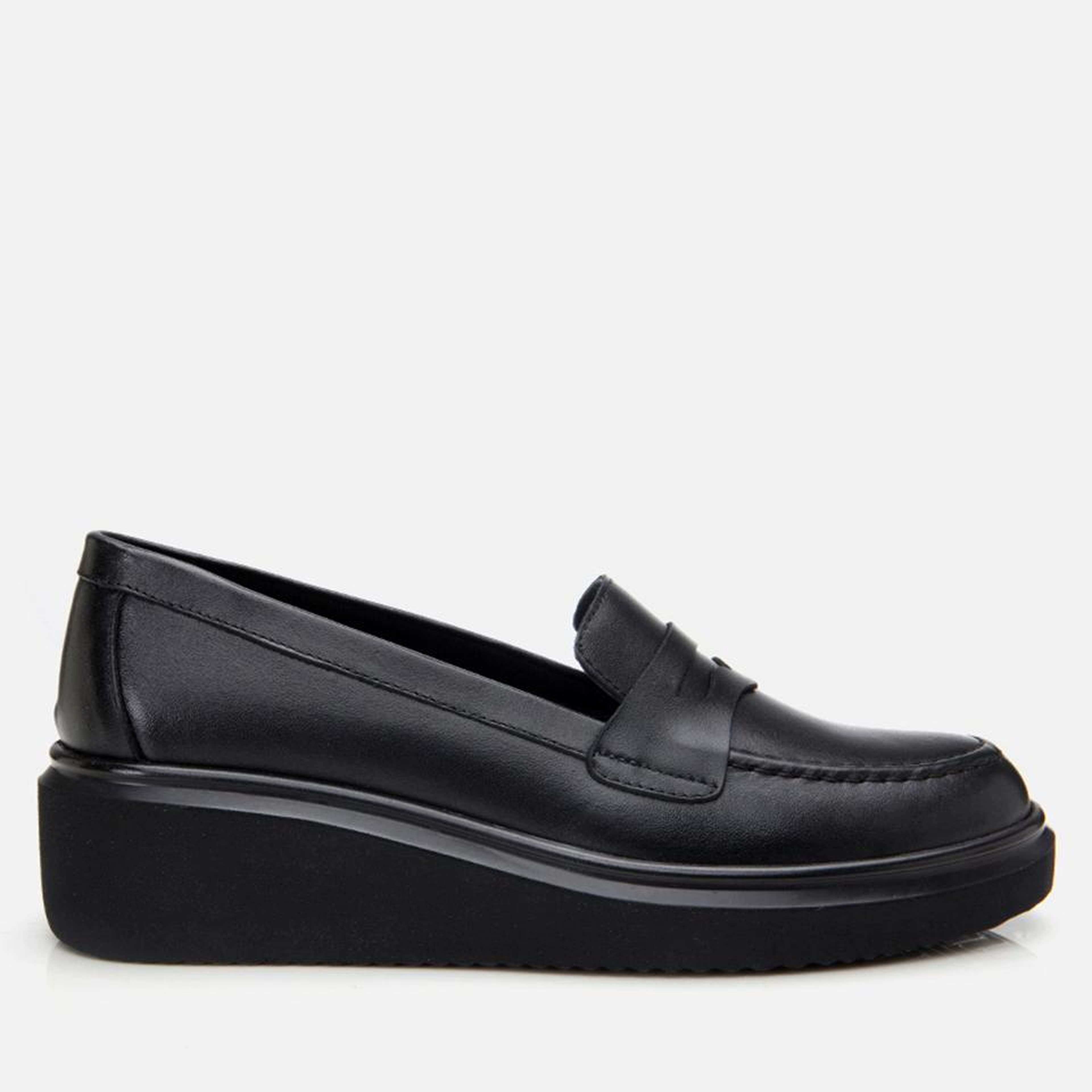 Kadın Deri Siyah Loafer