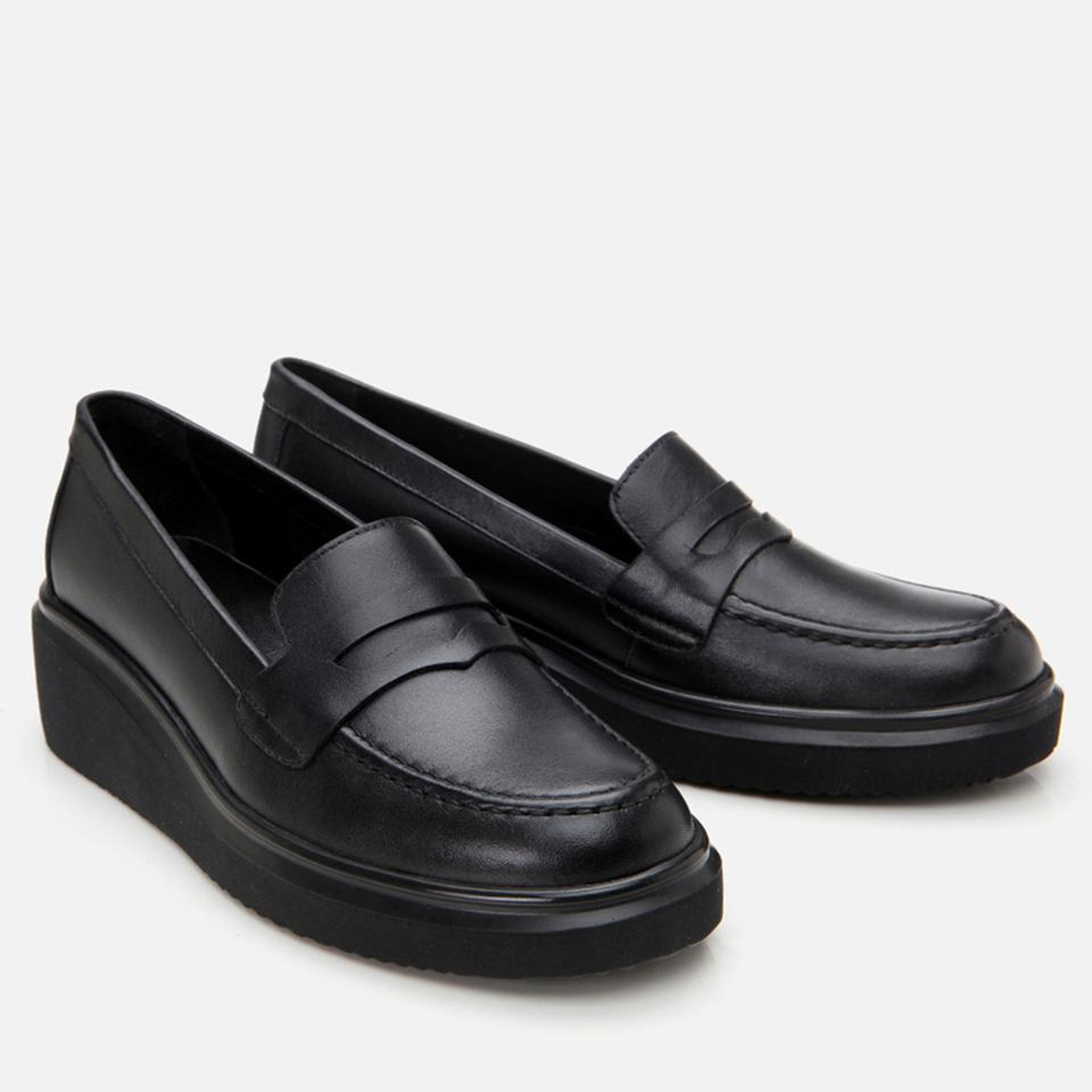 Kadın Deri Siyah Loafer