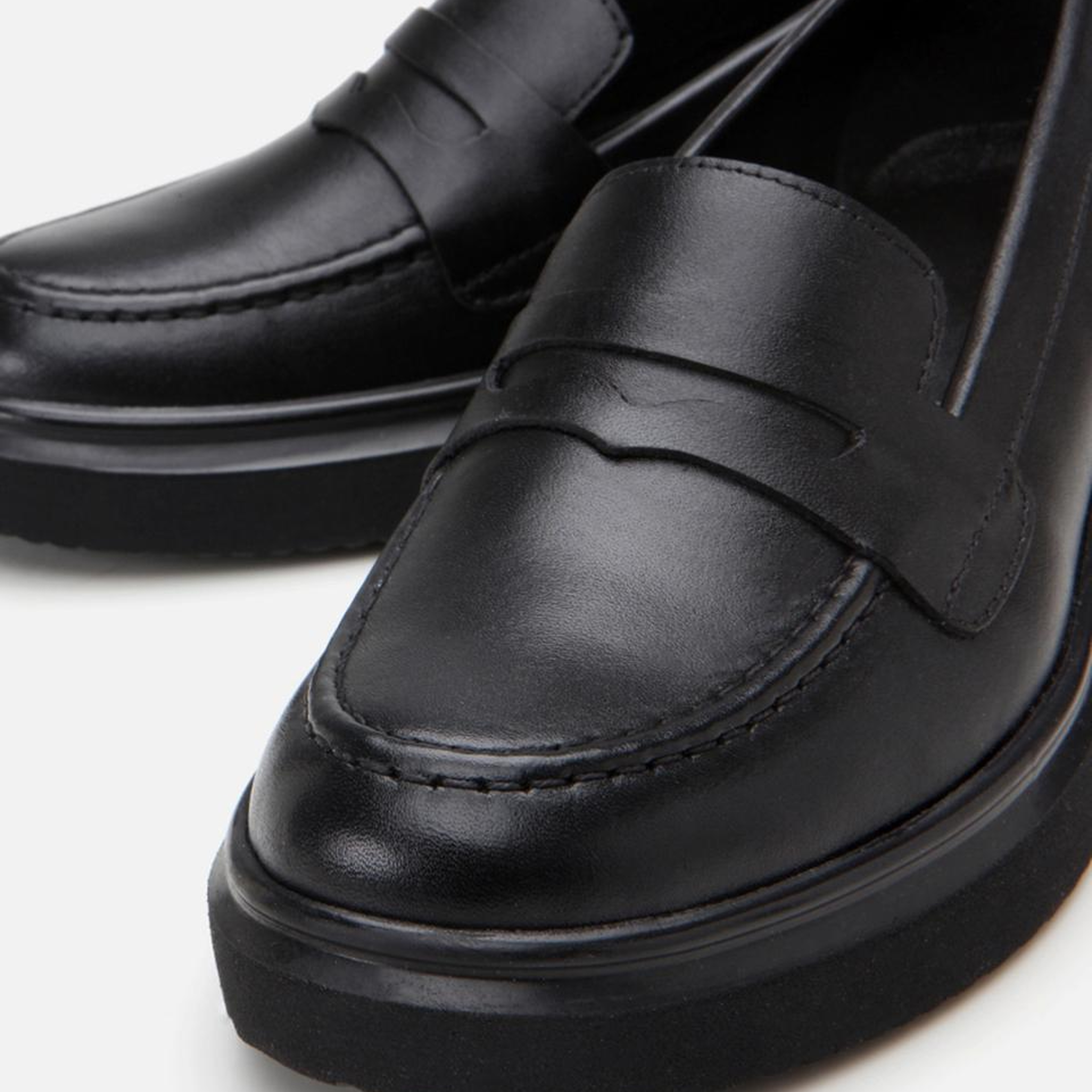 Kadın Deri Siyah Loafer