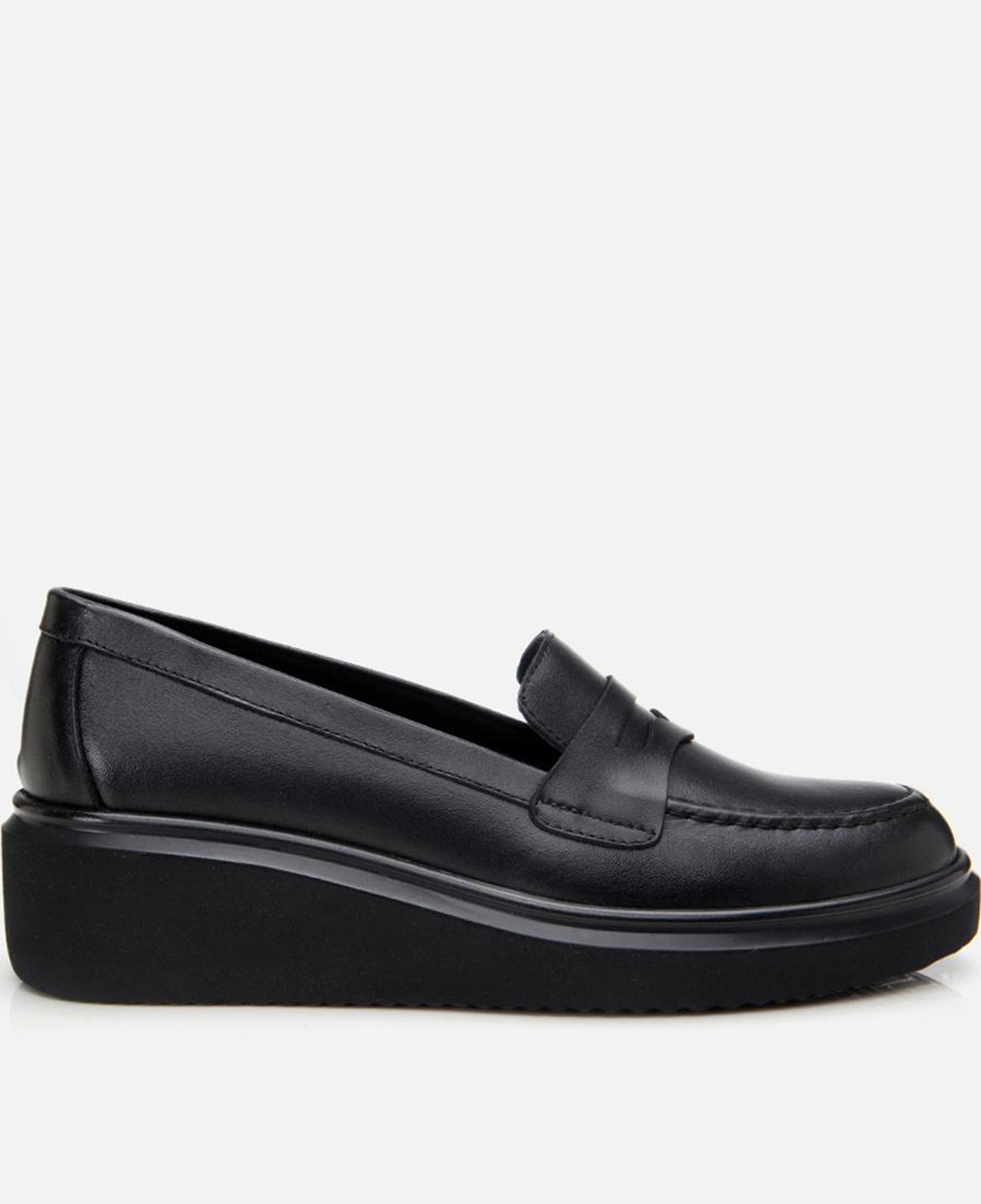 Kadın Deri Siyah Loafer