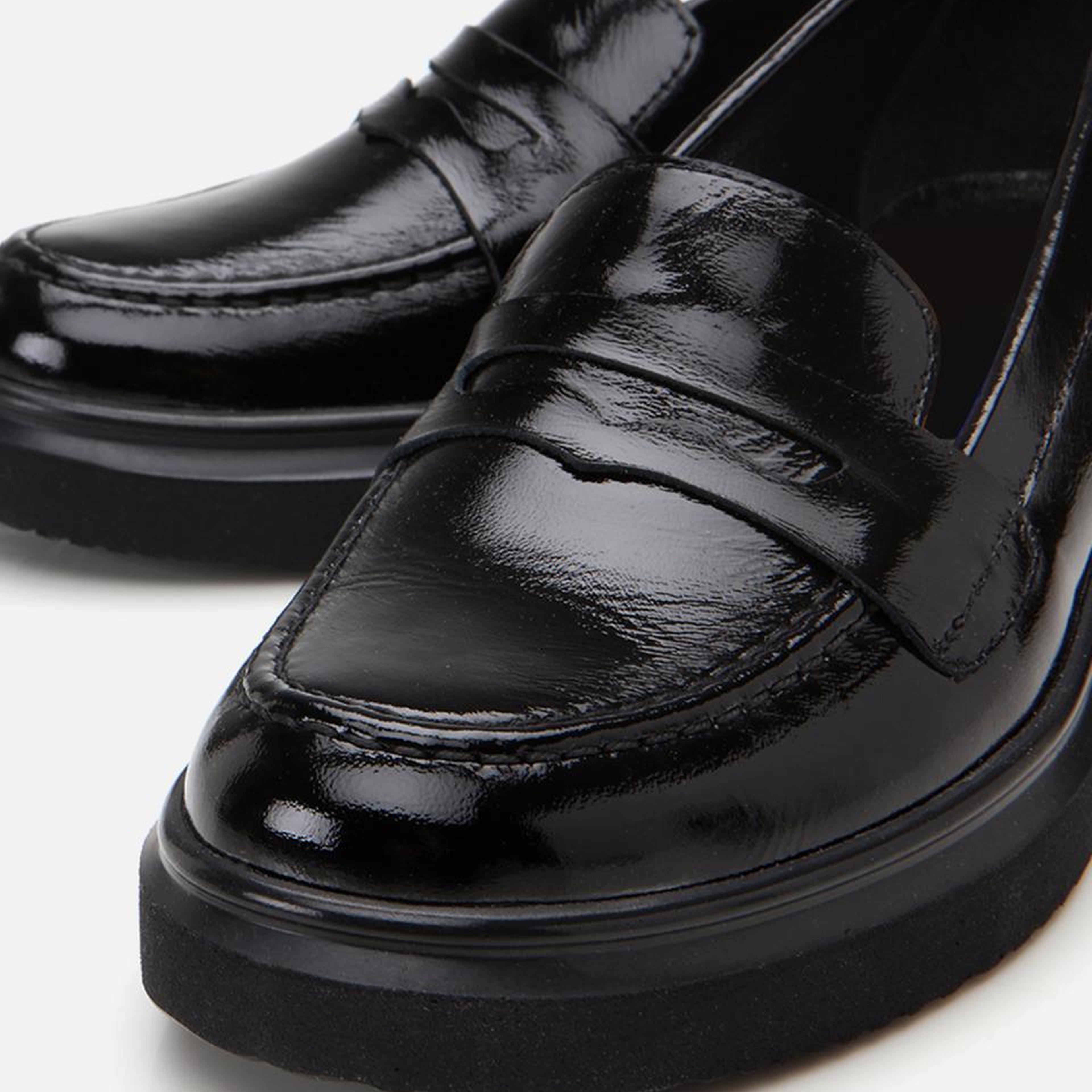Kadın Deri Siyah Loafer