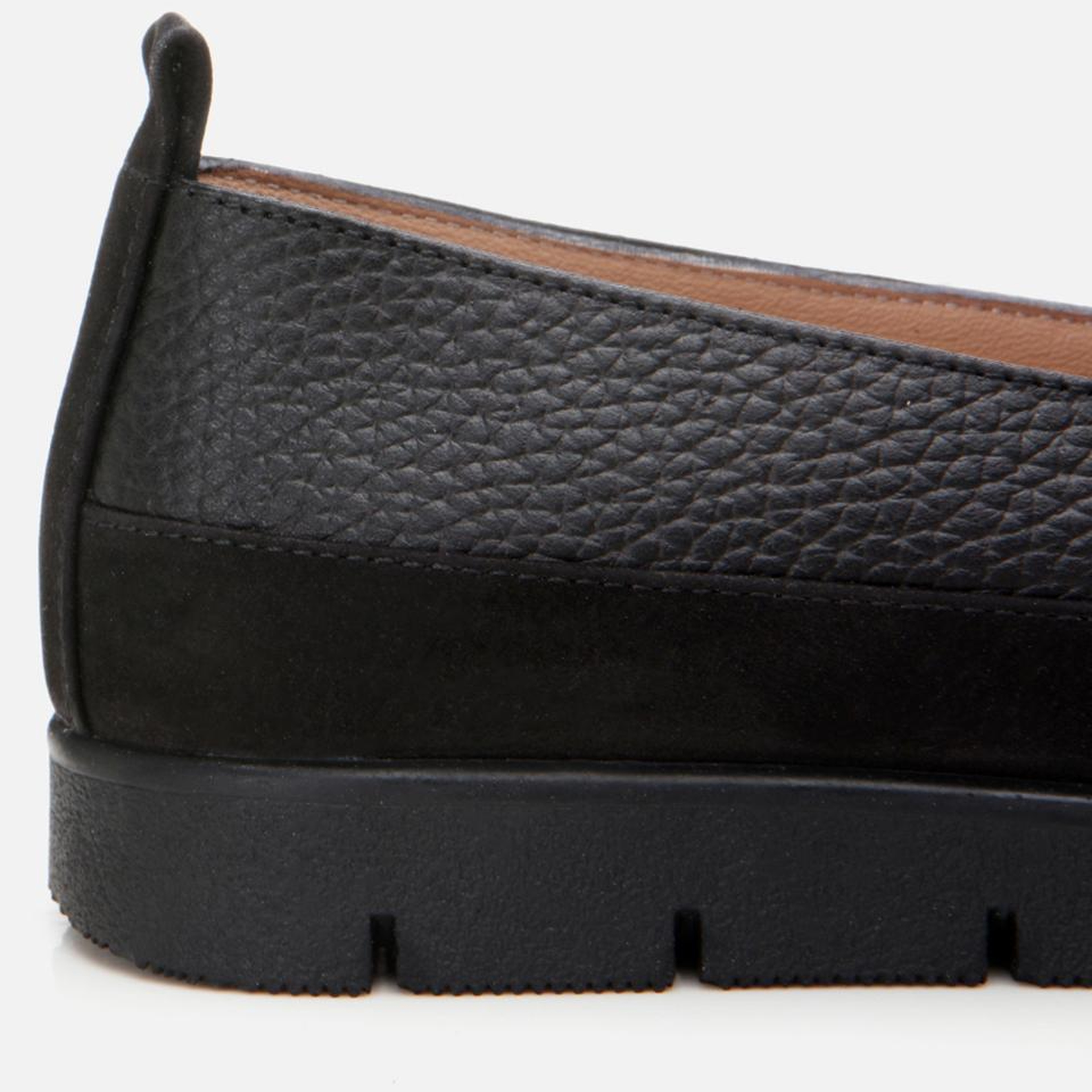 Kadın Deri Siyah Loafer