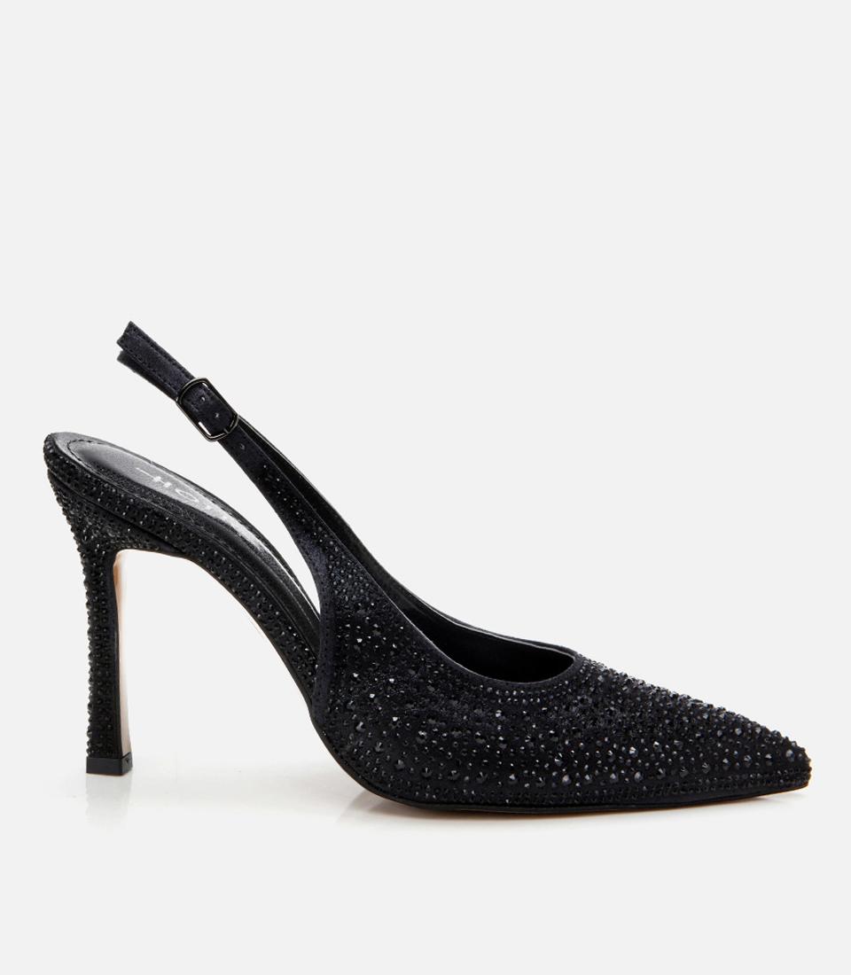 Kadın Siyah Abiye Stiletto
