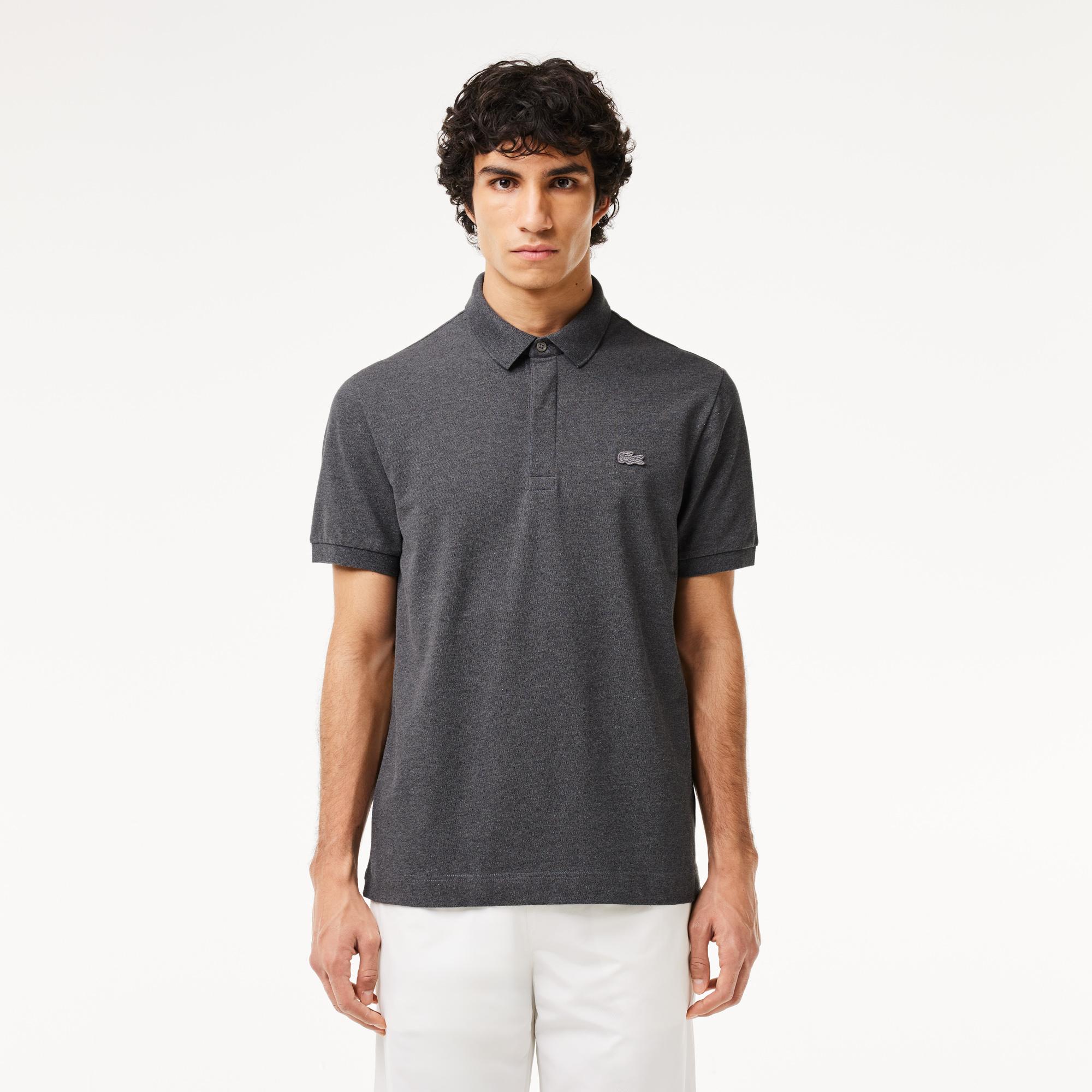 Lacoste Paris Erkek Regular Fit Gri Polo