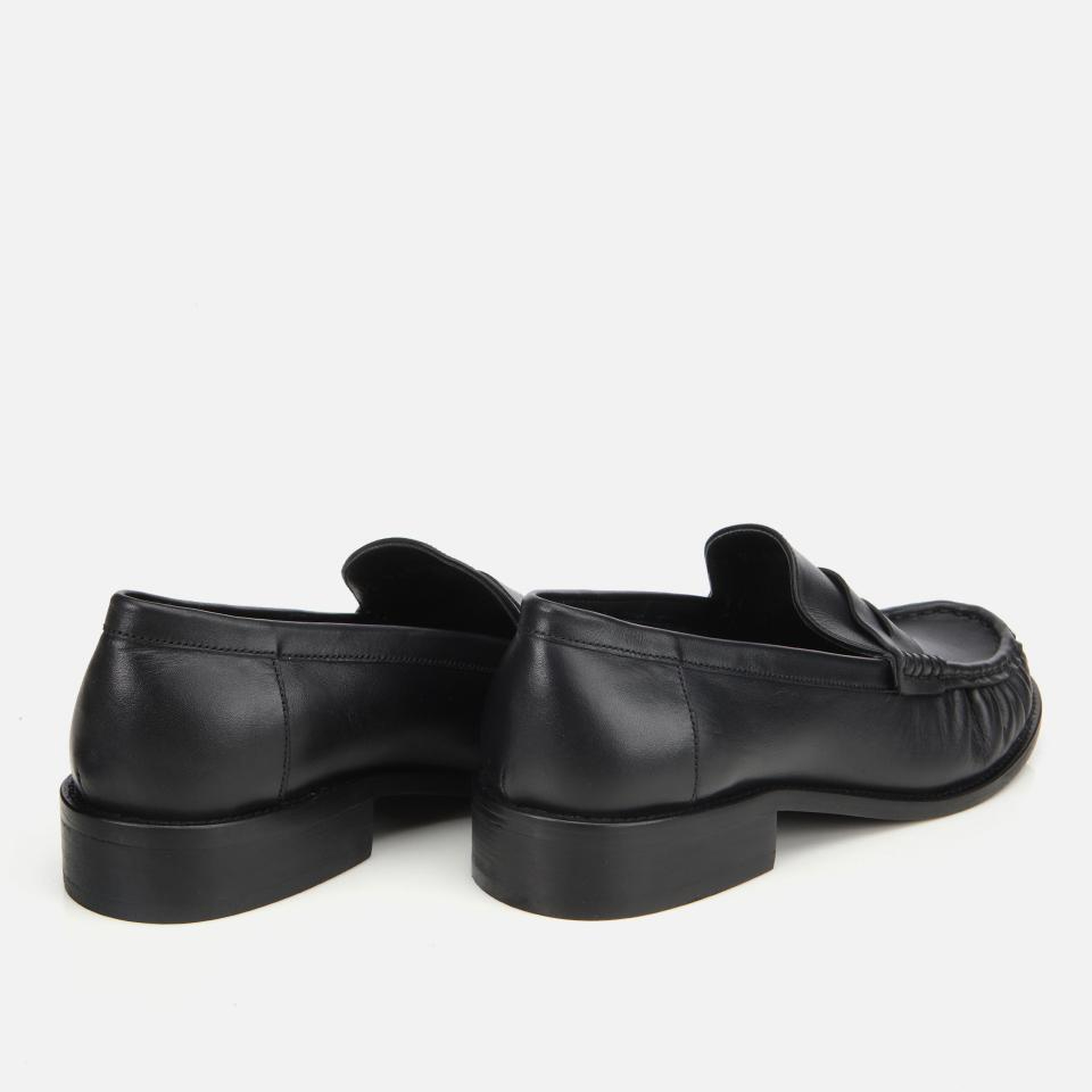 Kadın Deri Siyah Günlük Loafer