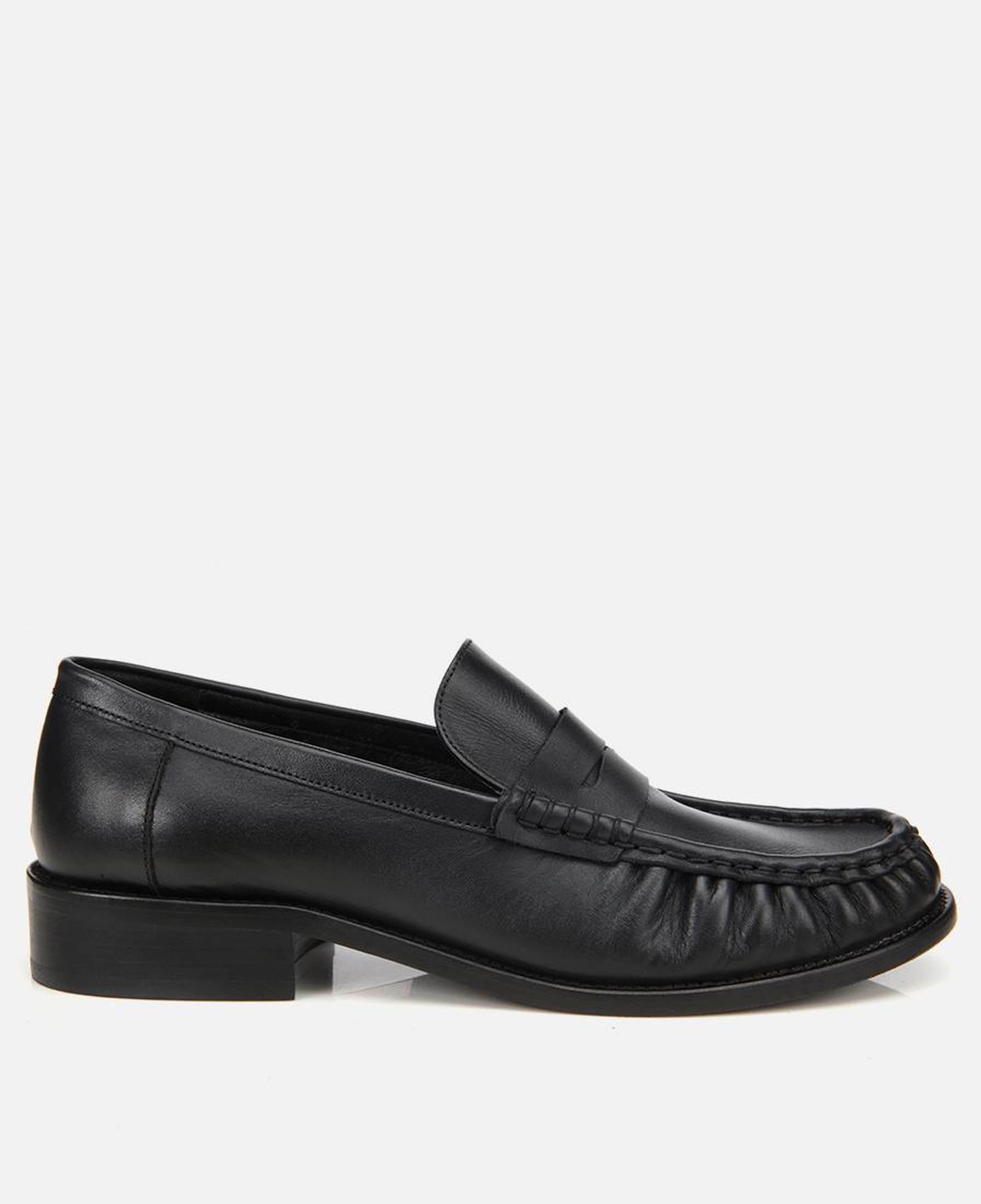 Kadın Deri Siyah Günlük Loafer