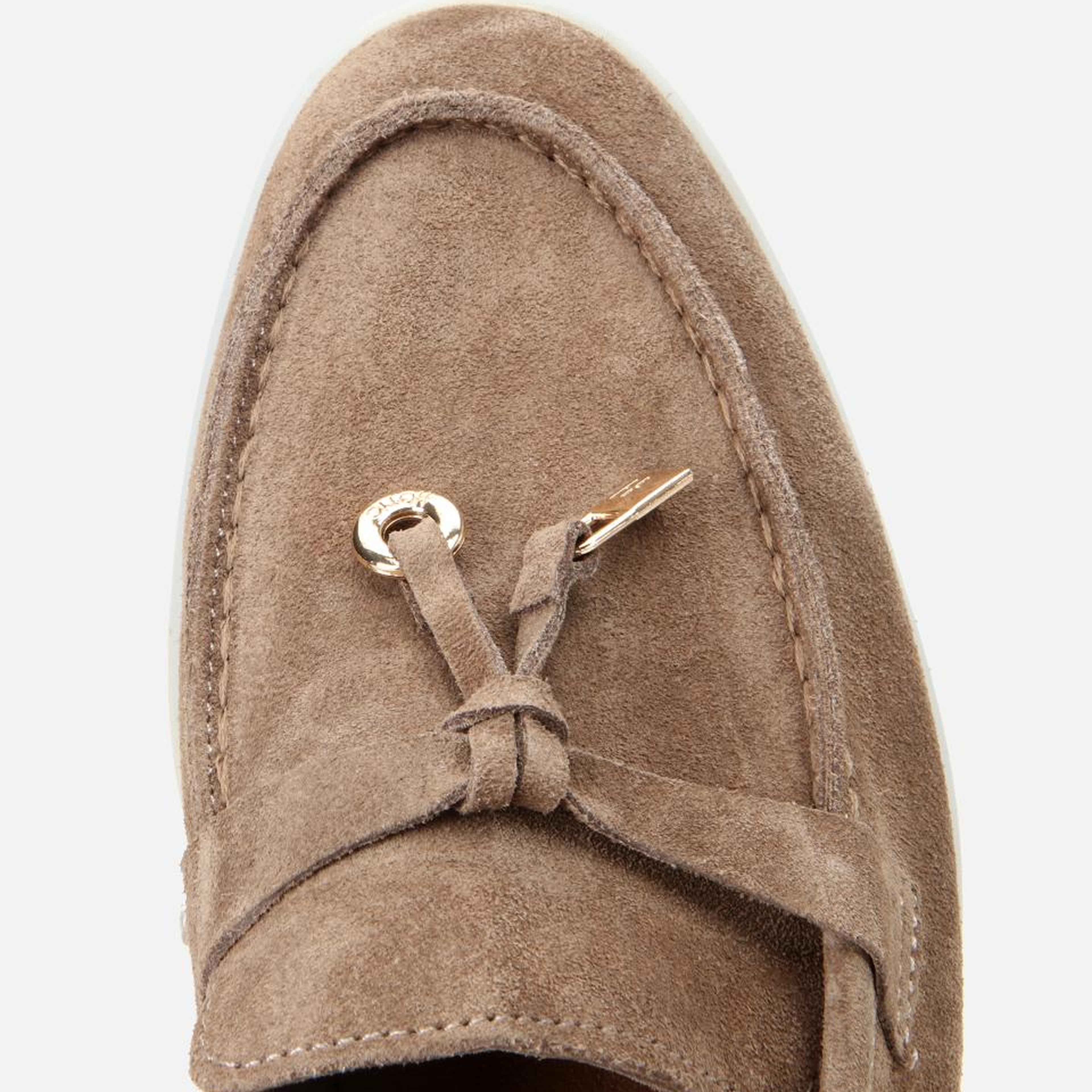 Kadın Deri Bej Loafer