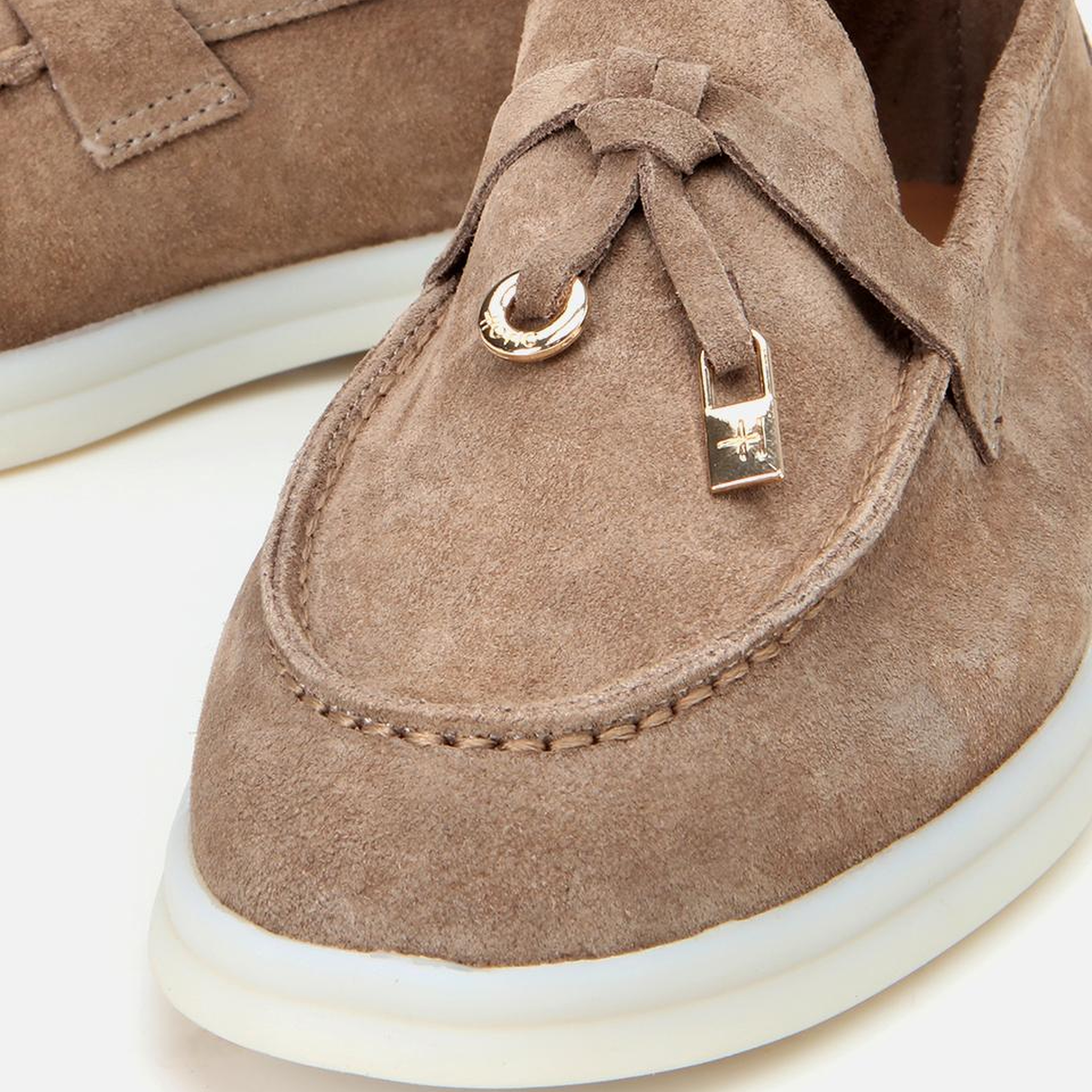 Kadın Deri Bej Loafer