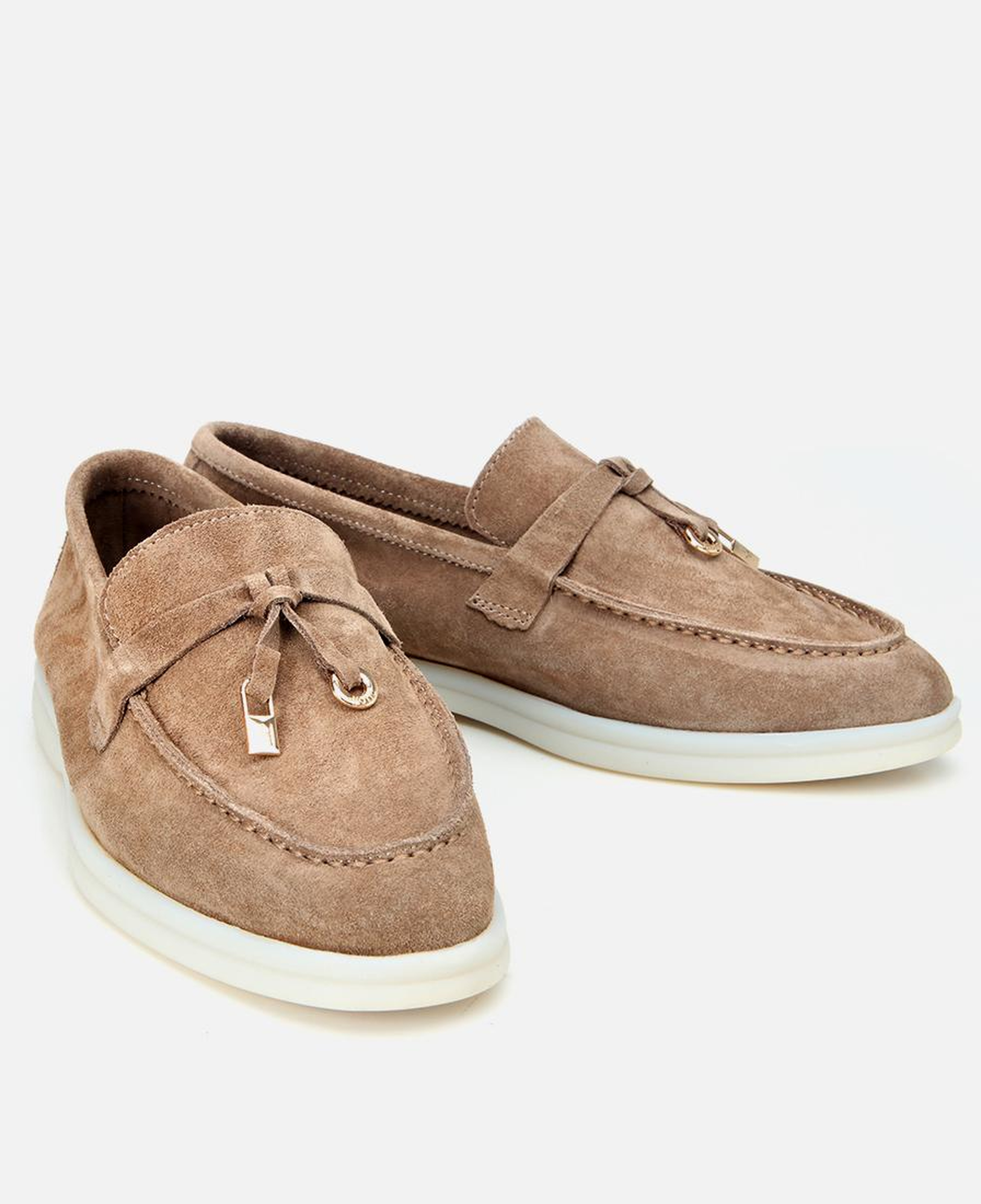 Kadın Deri Bej Loafer