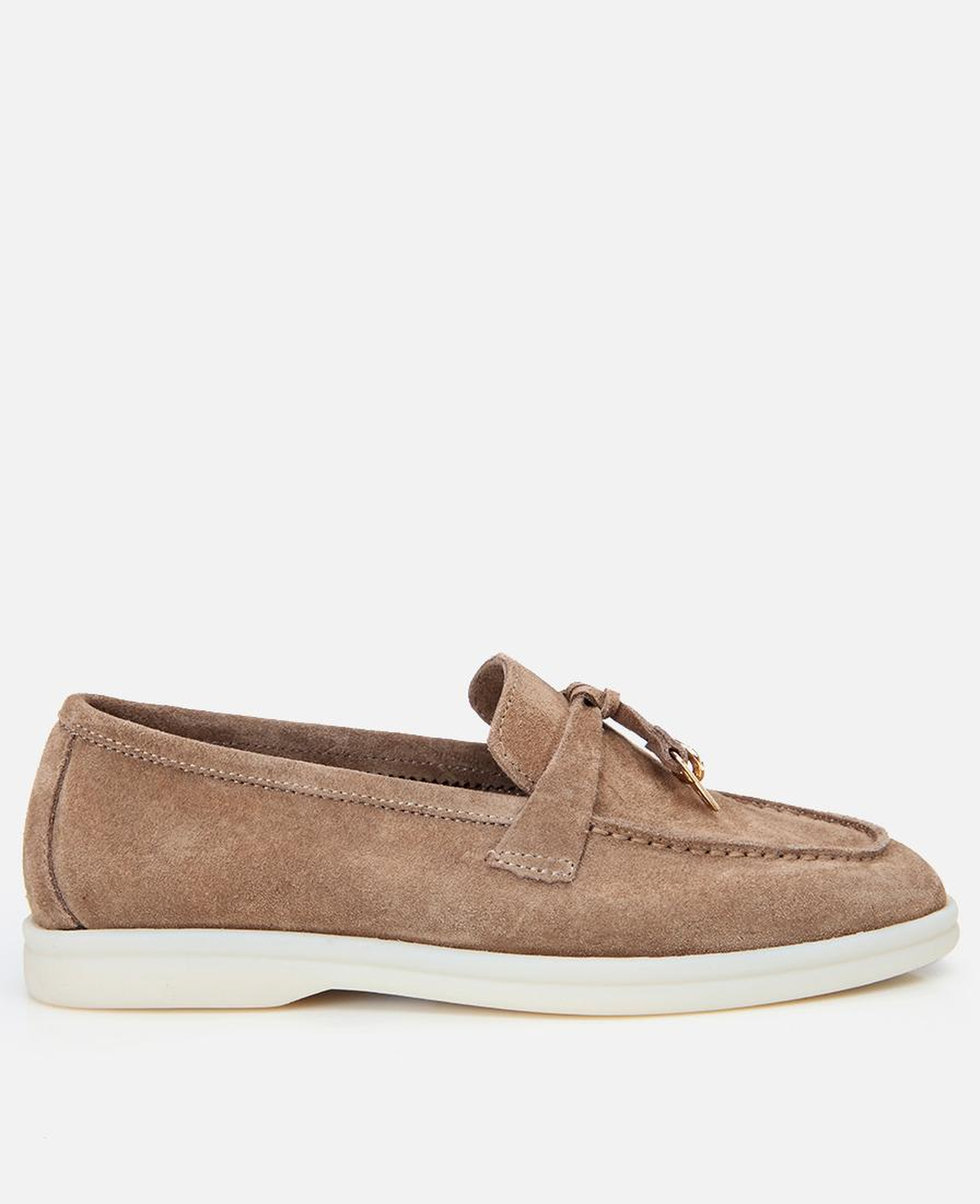 Kadın Deri Bej Loafer