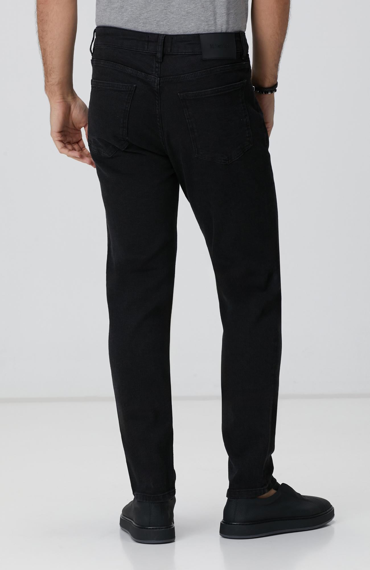 Network Erkek Siyah Denim Pantolon