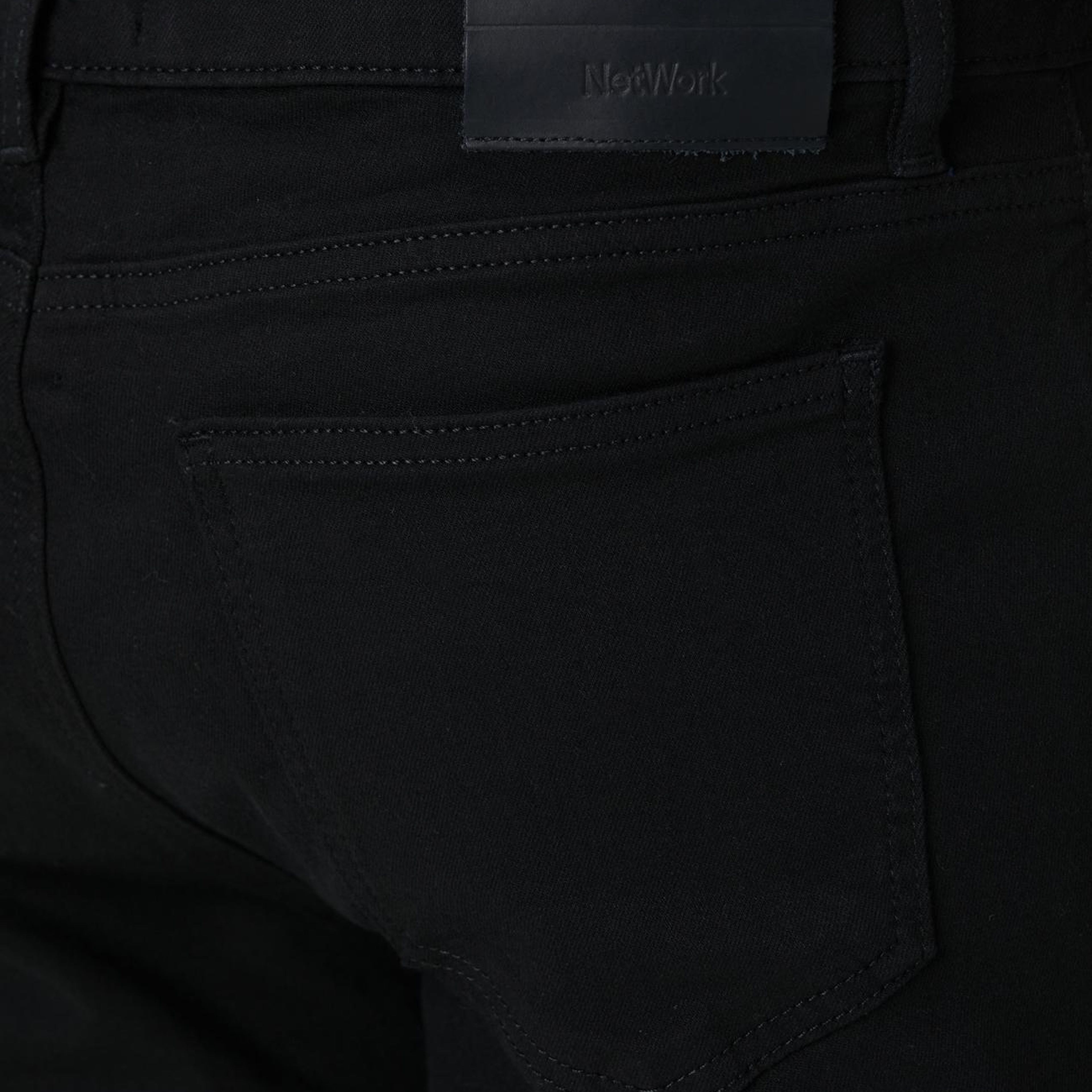 Network Erkek Siyah Denim Pantolon