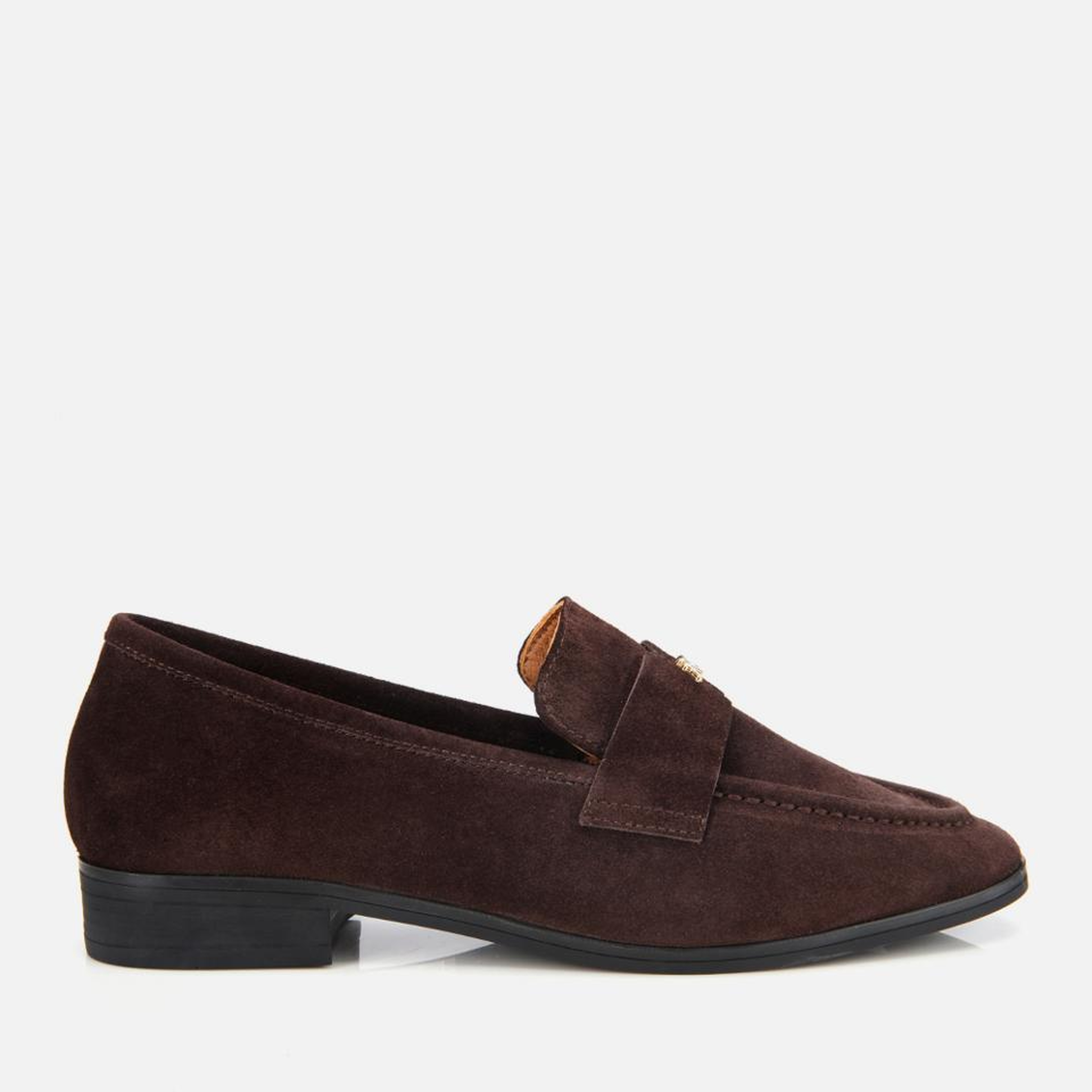 Kadın Süet Deri Kahverengi Yumuşak Dokulu Klasik Loafer