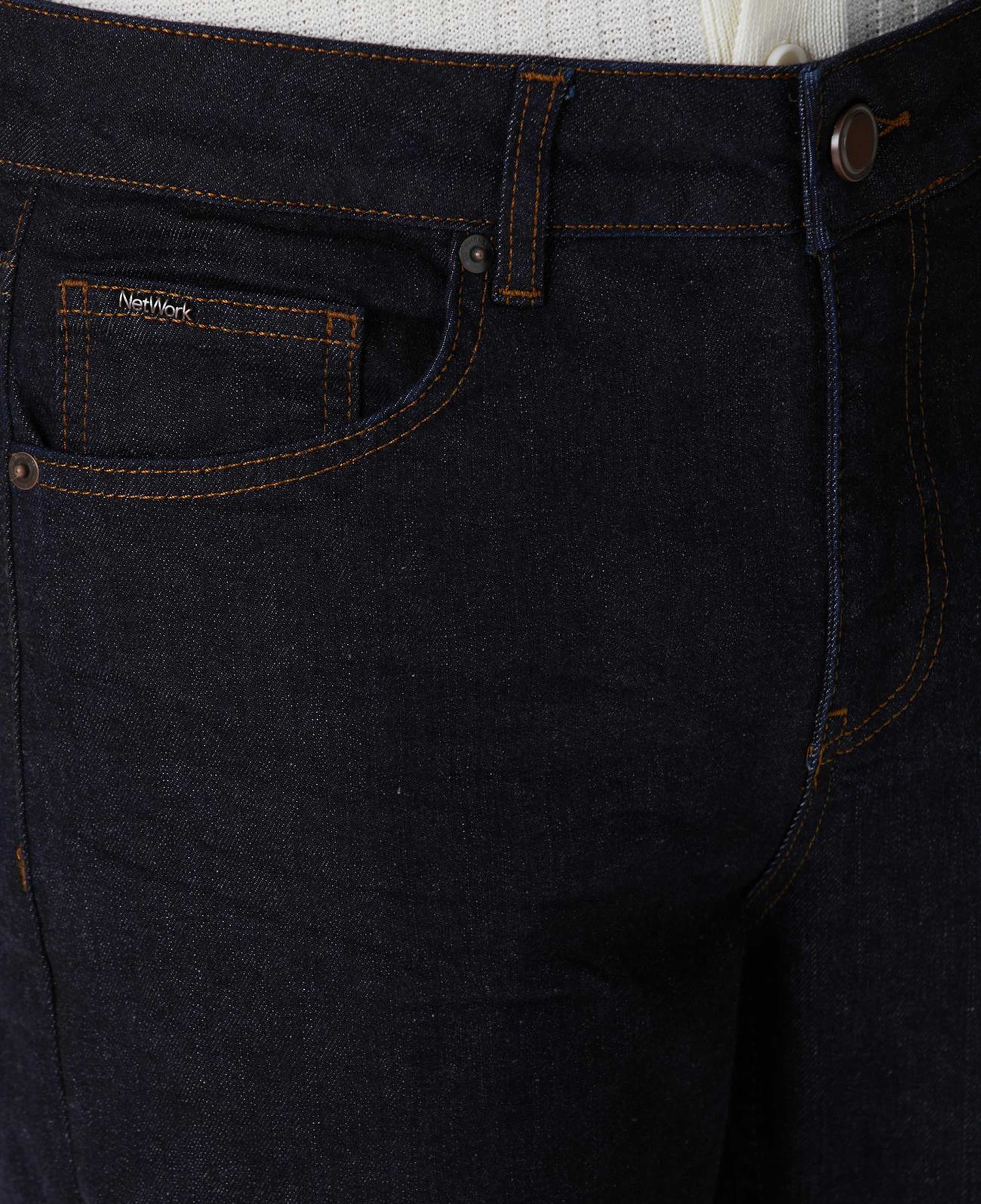 Network Erkek Lacivert Denim Pantolon