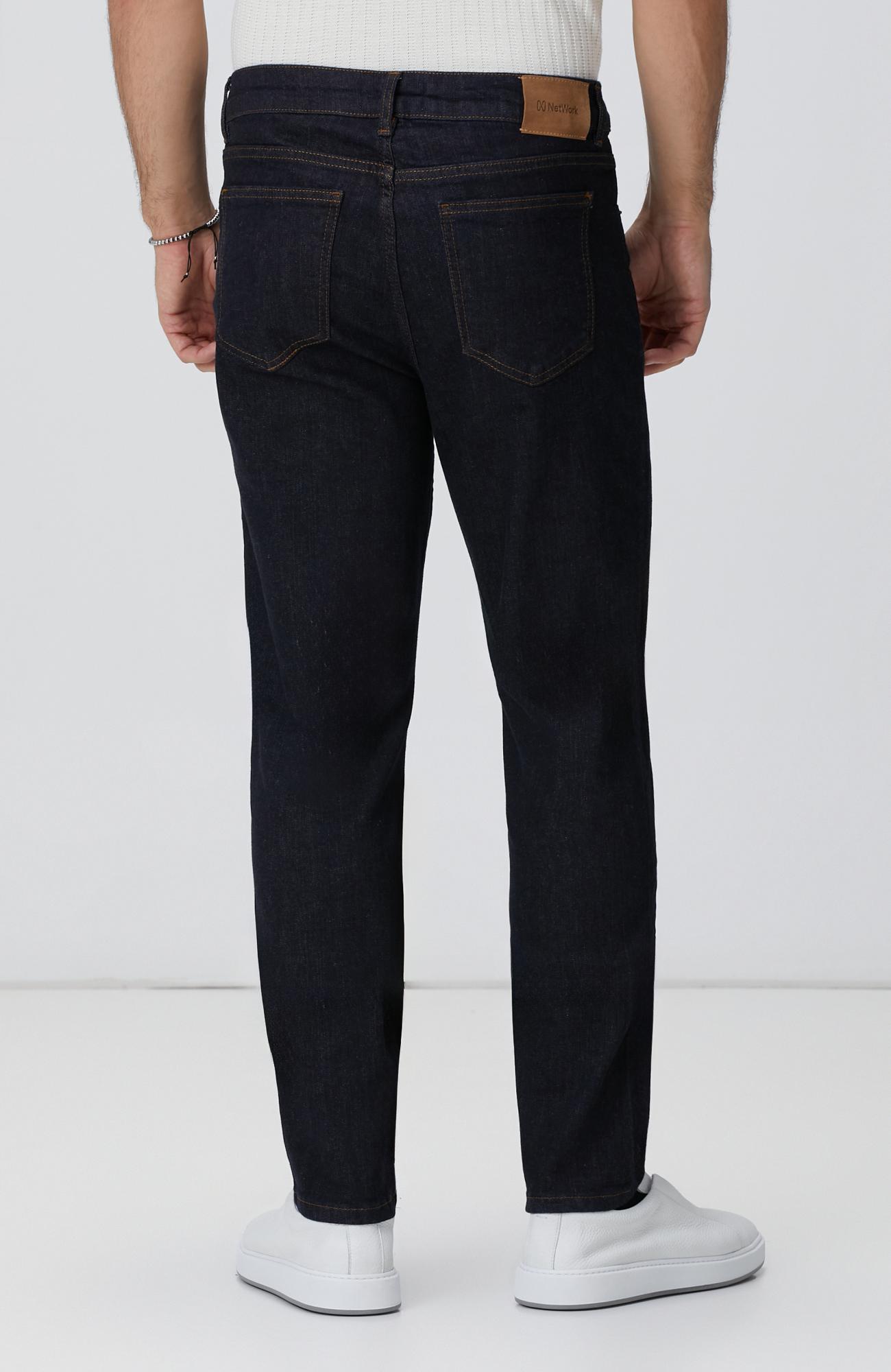 Network Erkek Lacivert Denim Pantolon