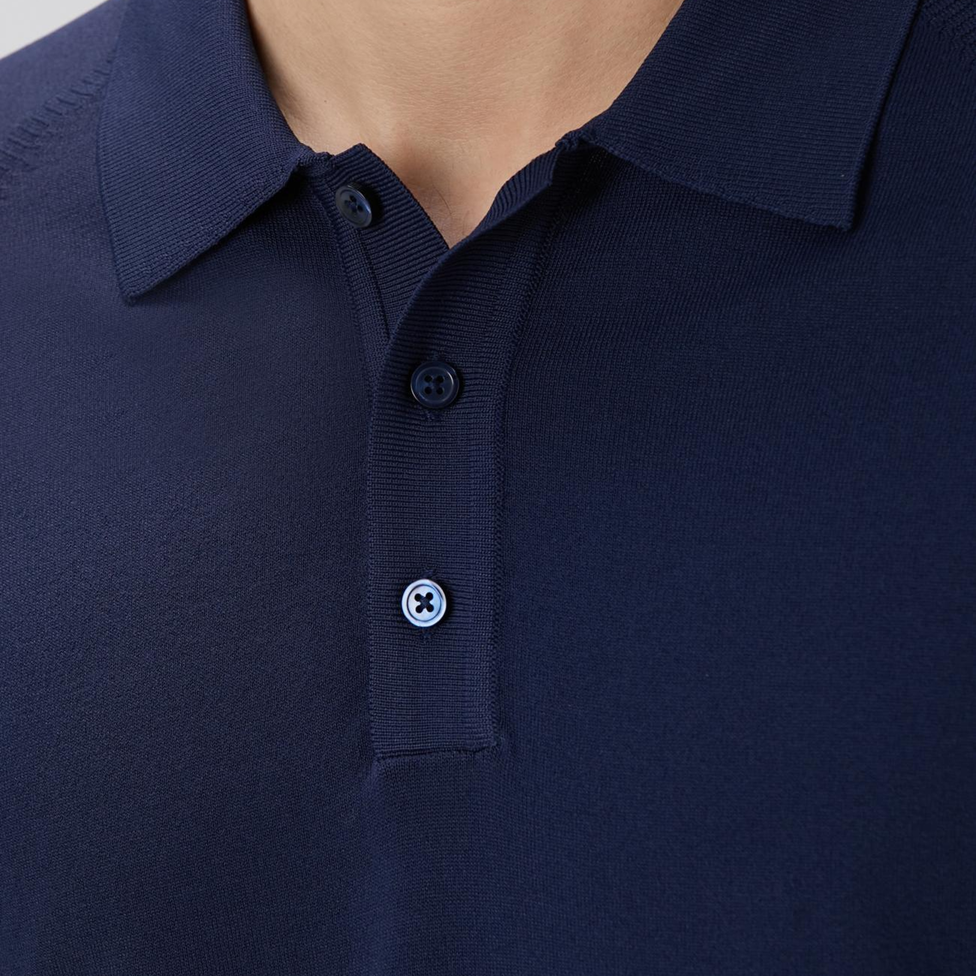Network Erkek N-Tech Lacivert Polo Yaka Kazak