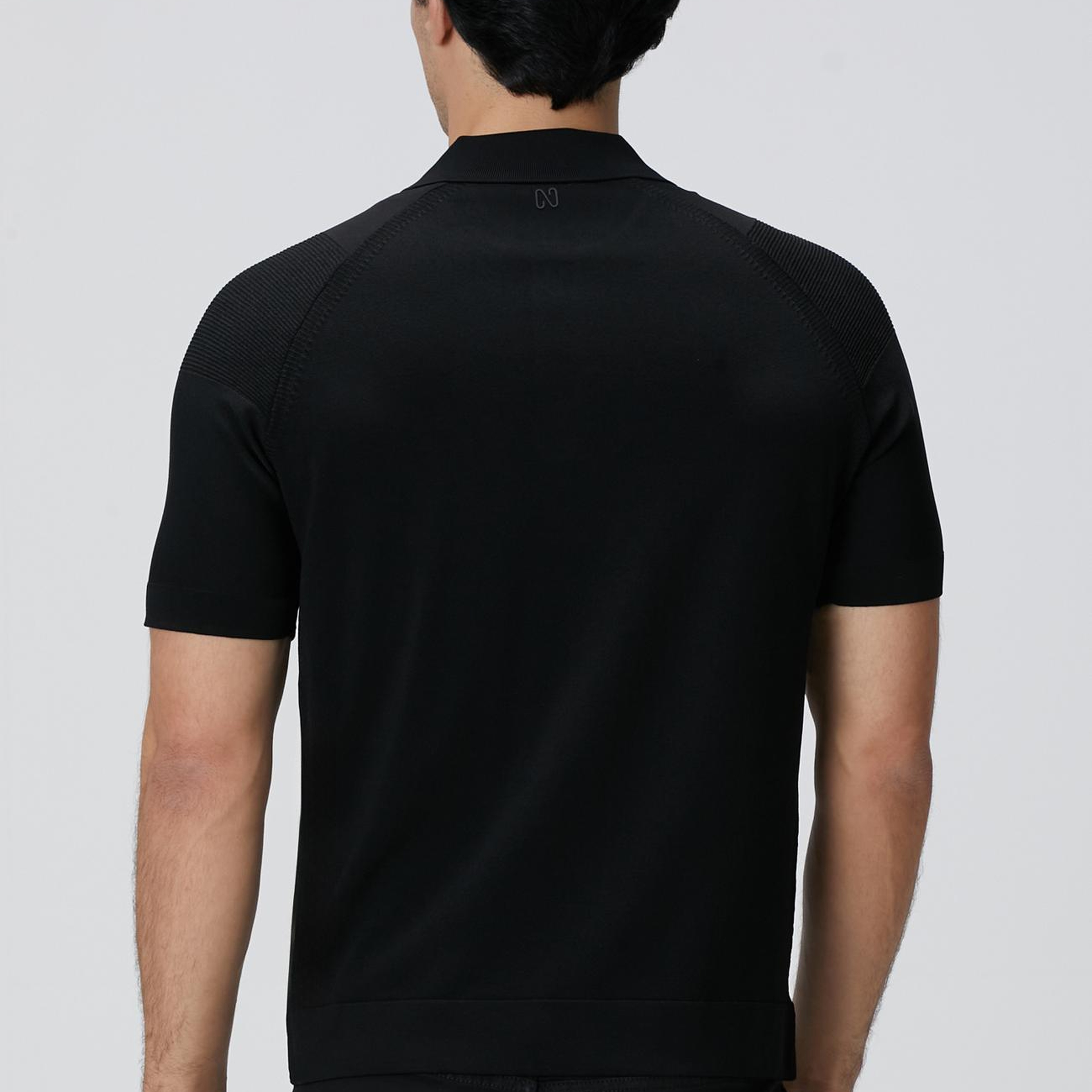 Network Erkek N-Tech Siyah Polo Yaka Kazak