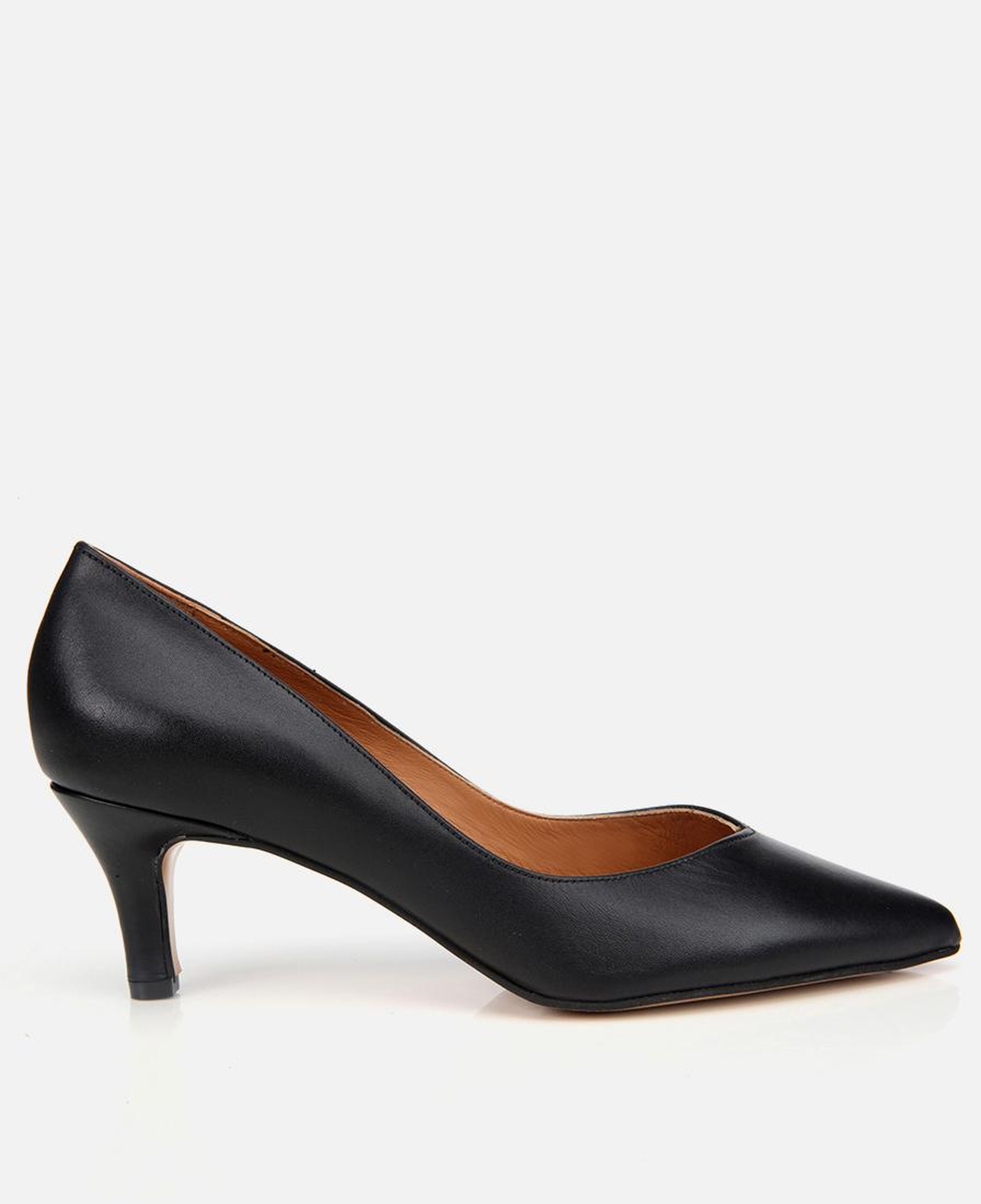 Kadın Deri Siyah İnce Topuklu Stiletto