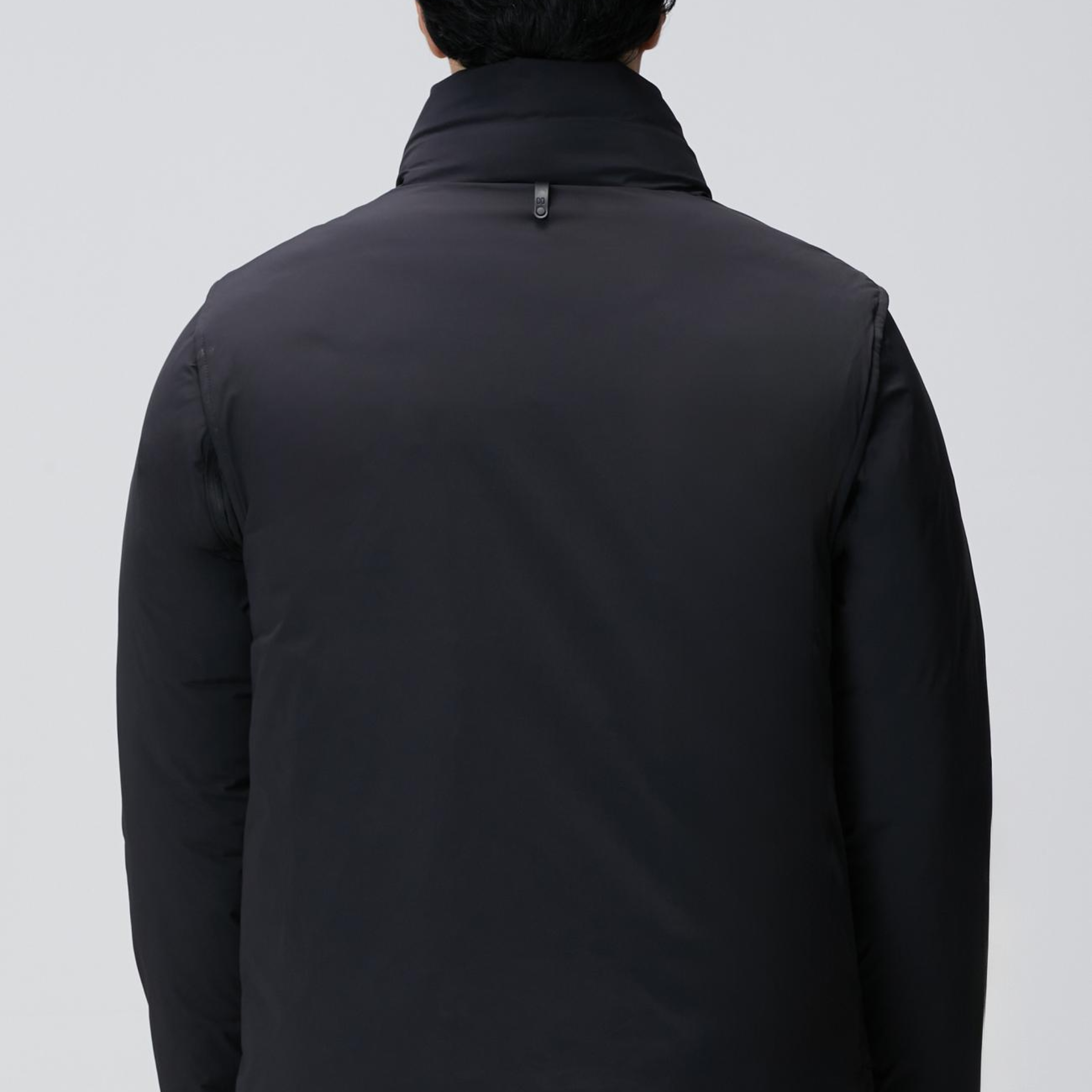 Network Erkek Siyah Yelek Olabilen Puffer Mont