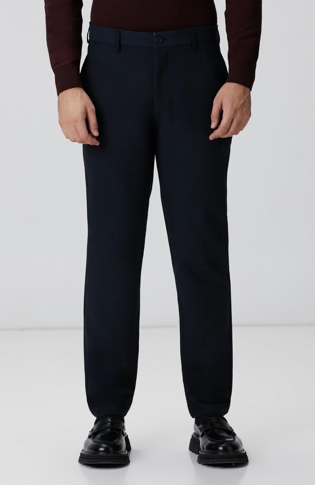 Network Erkek Lacivert Casual Pantolon