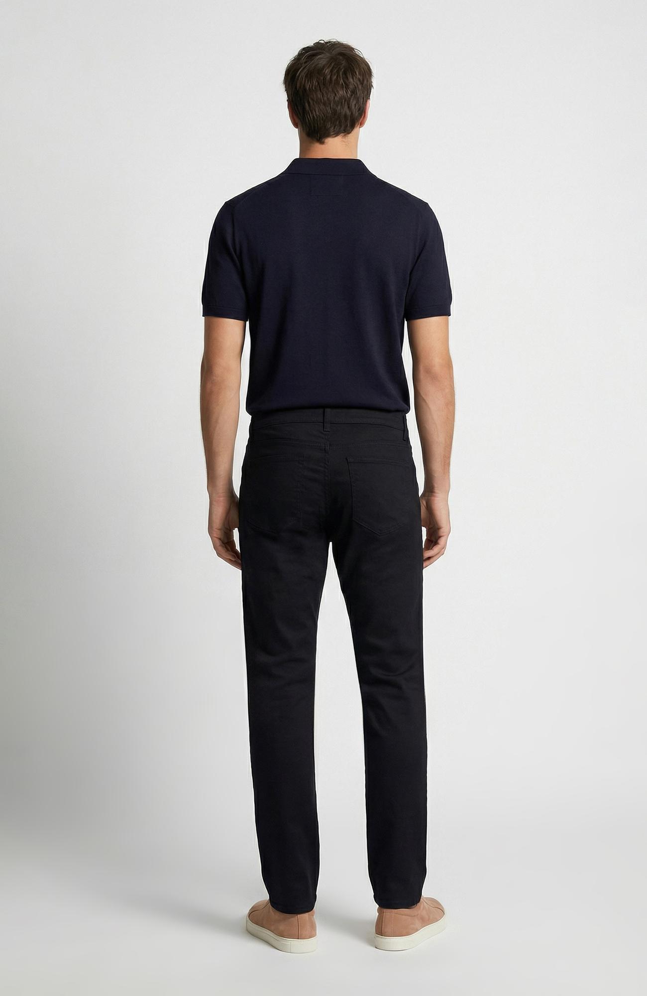 Network Erkek Lacivert Kaplamalı Denim Pantolon