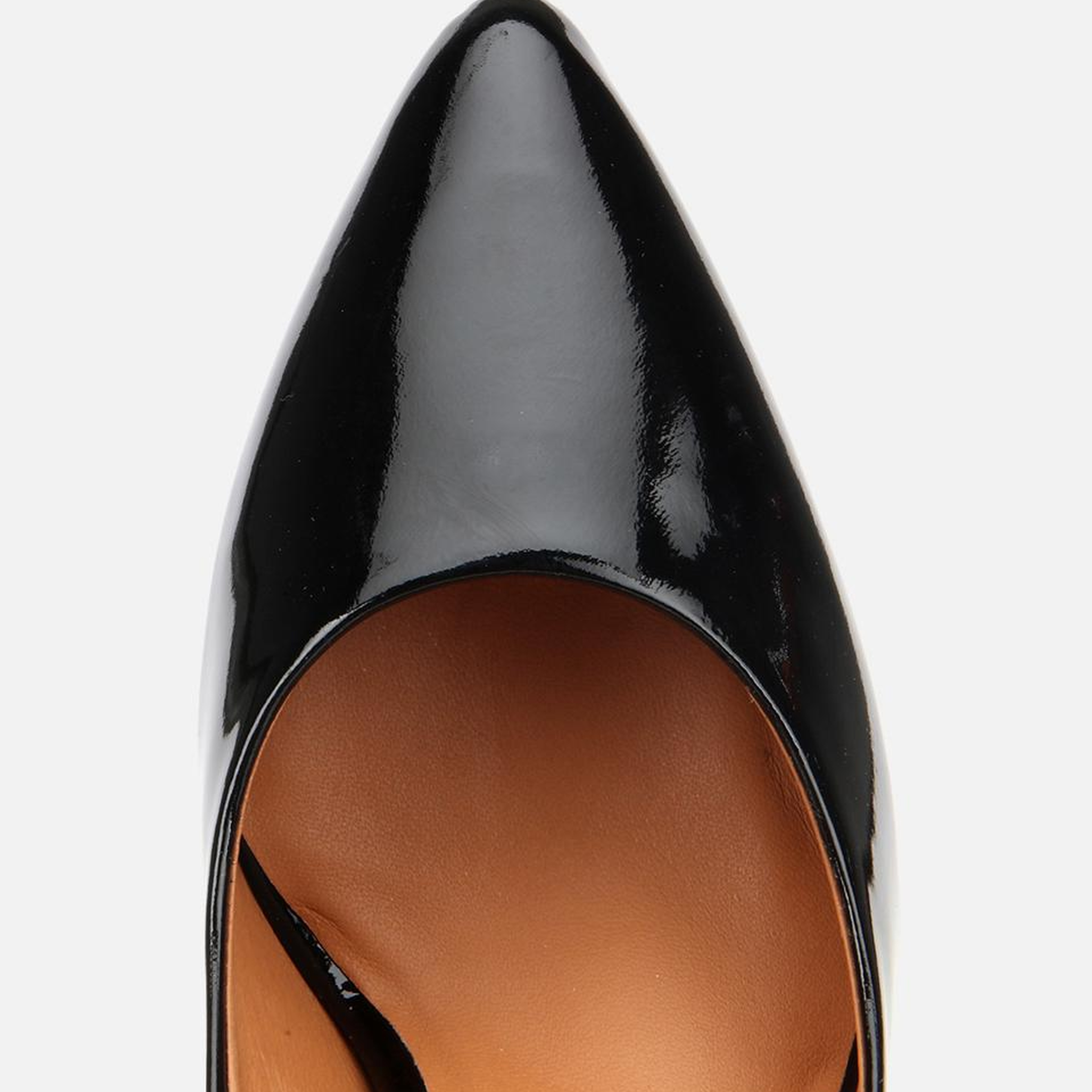 Kadın Rugan Deri Siyah Stiletto