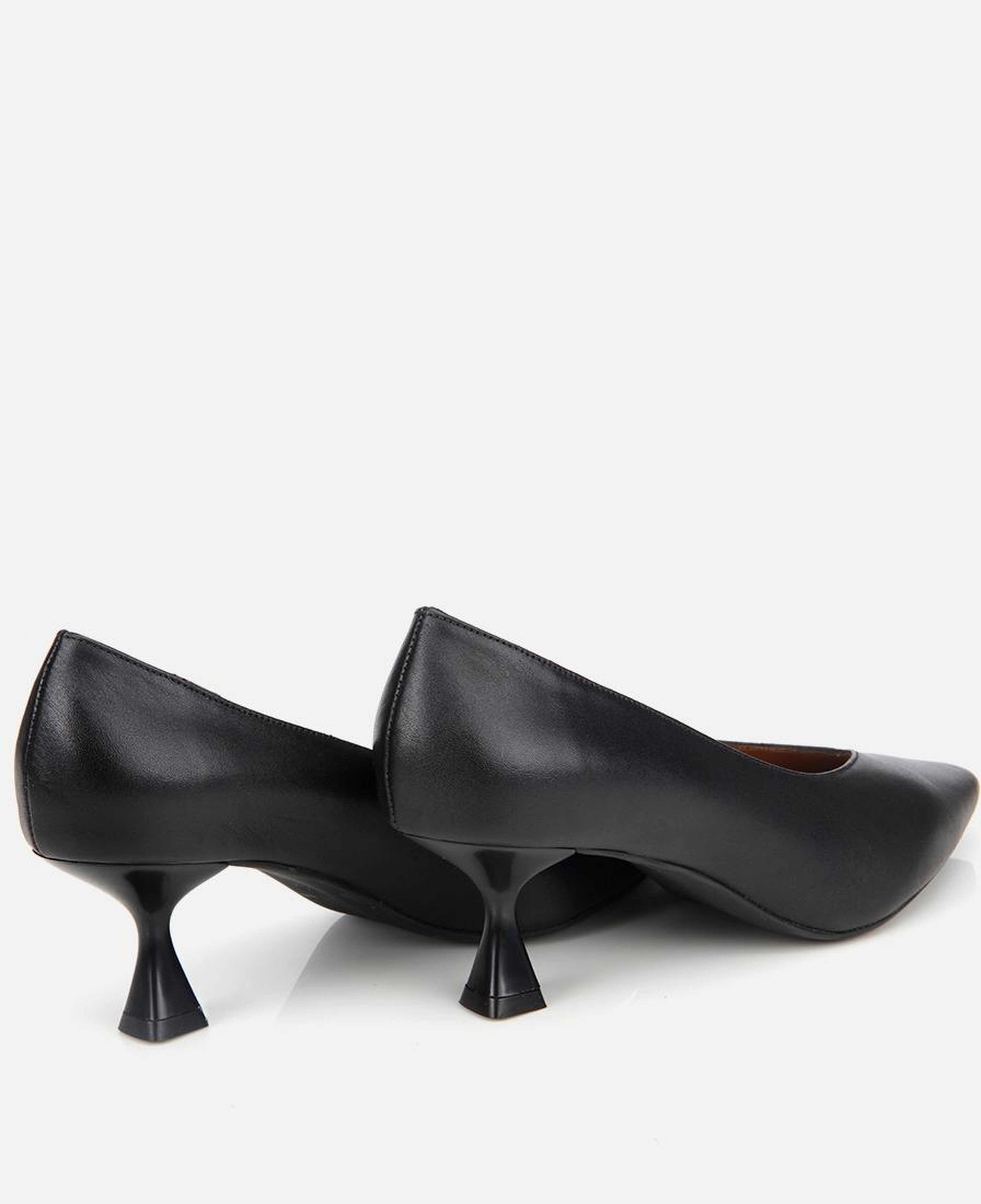 Kadın Deri Siyah İnce Topuklu Stiletto