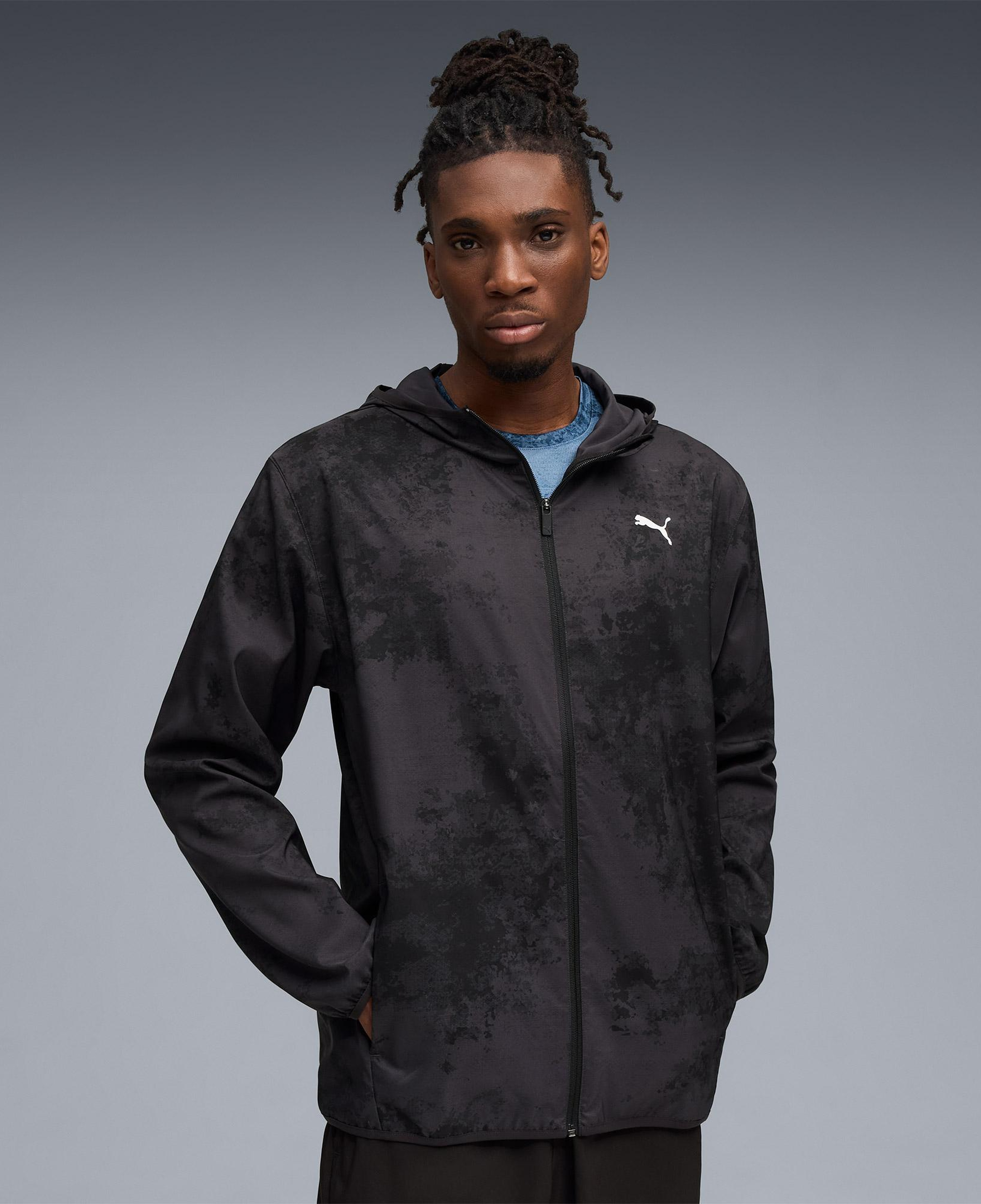 Puma Tad Essential Aop Woven Erkek Siyah Ceket