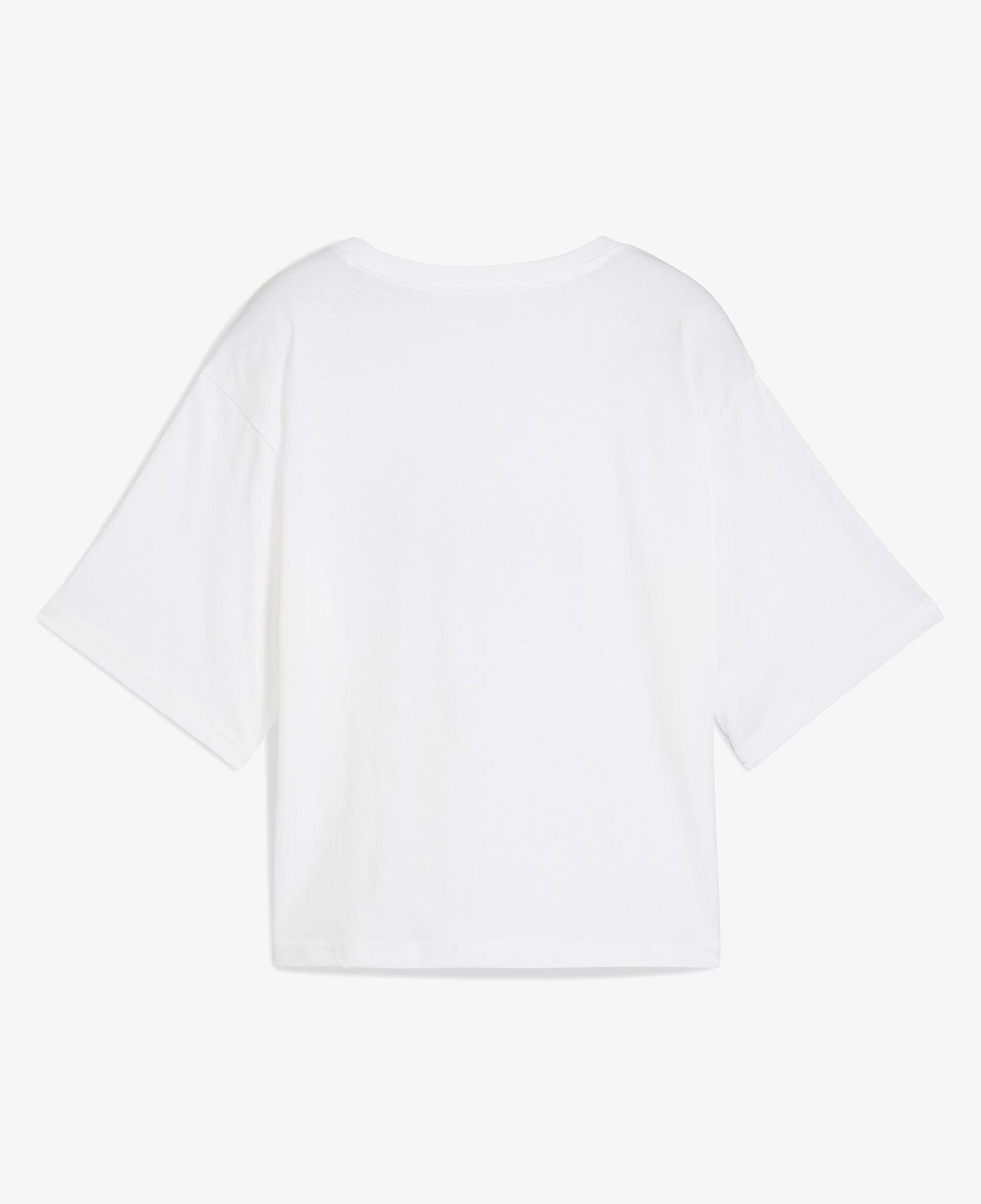 Puma Essential No. 1 Logo Kadın Beyaz Crop Top