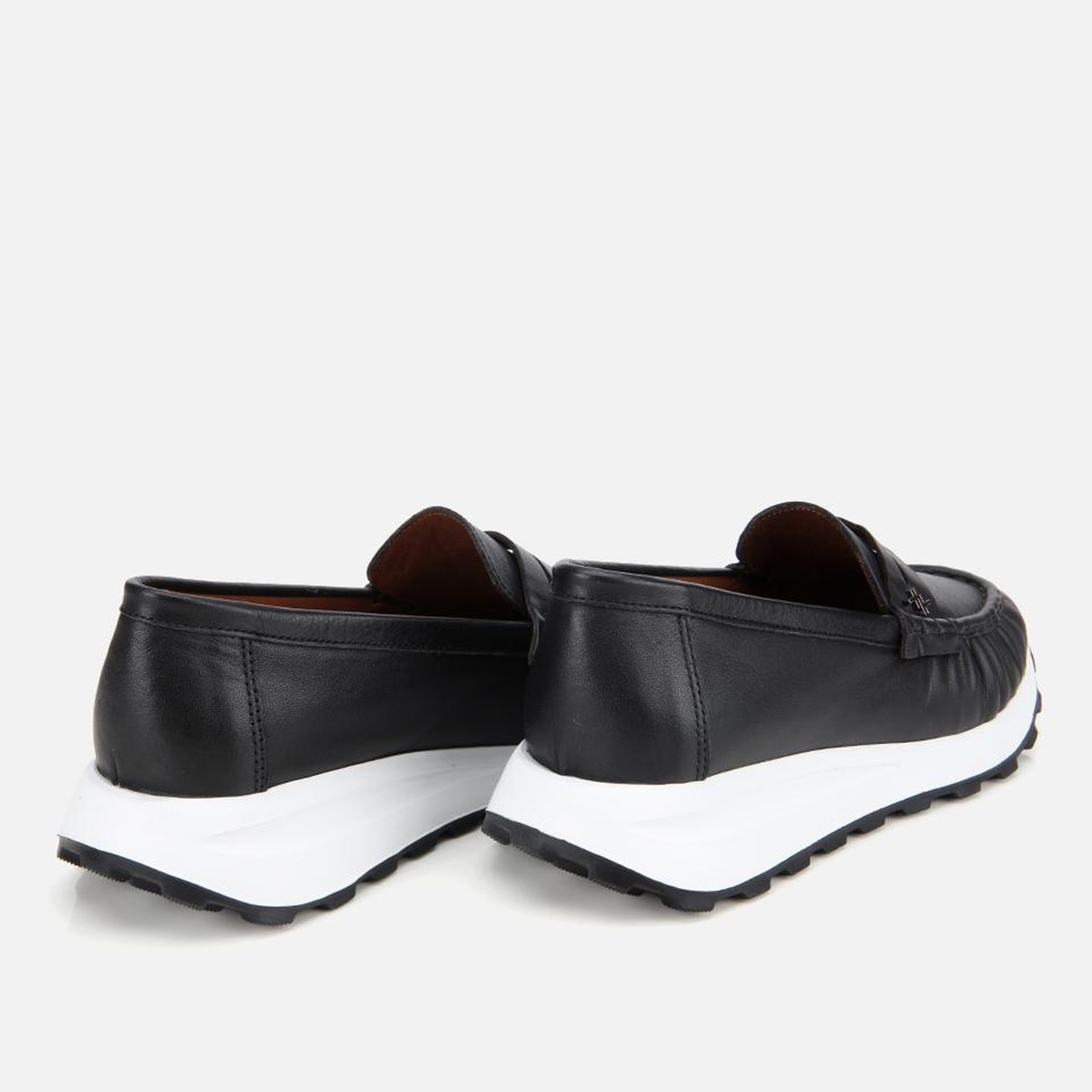 Kadın Deri Siyah Yumuşak Dokulu Günlük Loafer