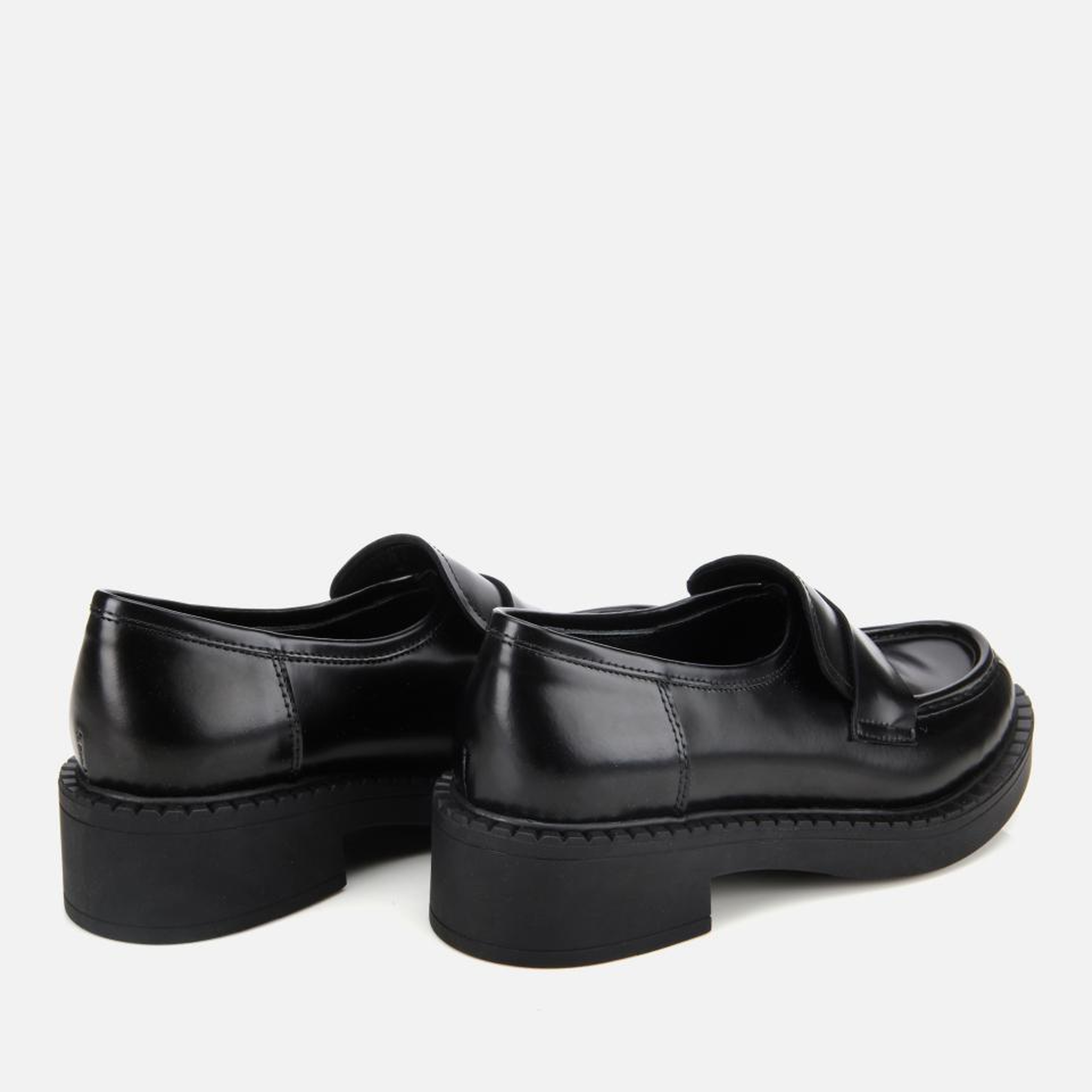 Kadın Açma Deri Siyah Günlük Loafer