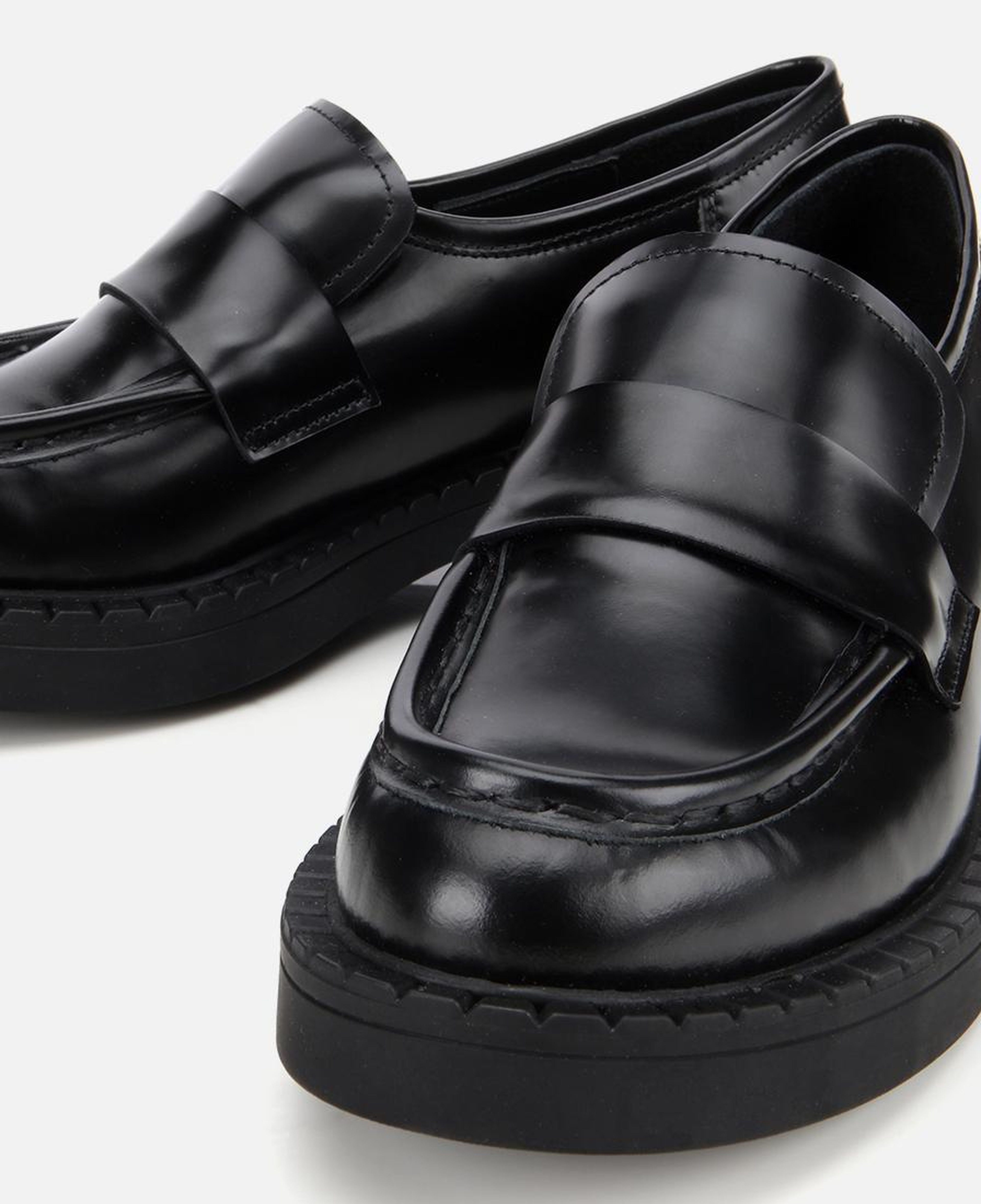 Kadın Açma Deri Siyah Günlük Loafer