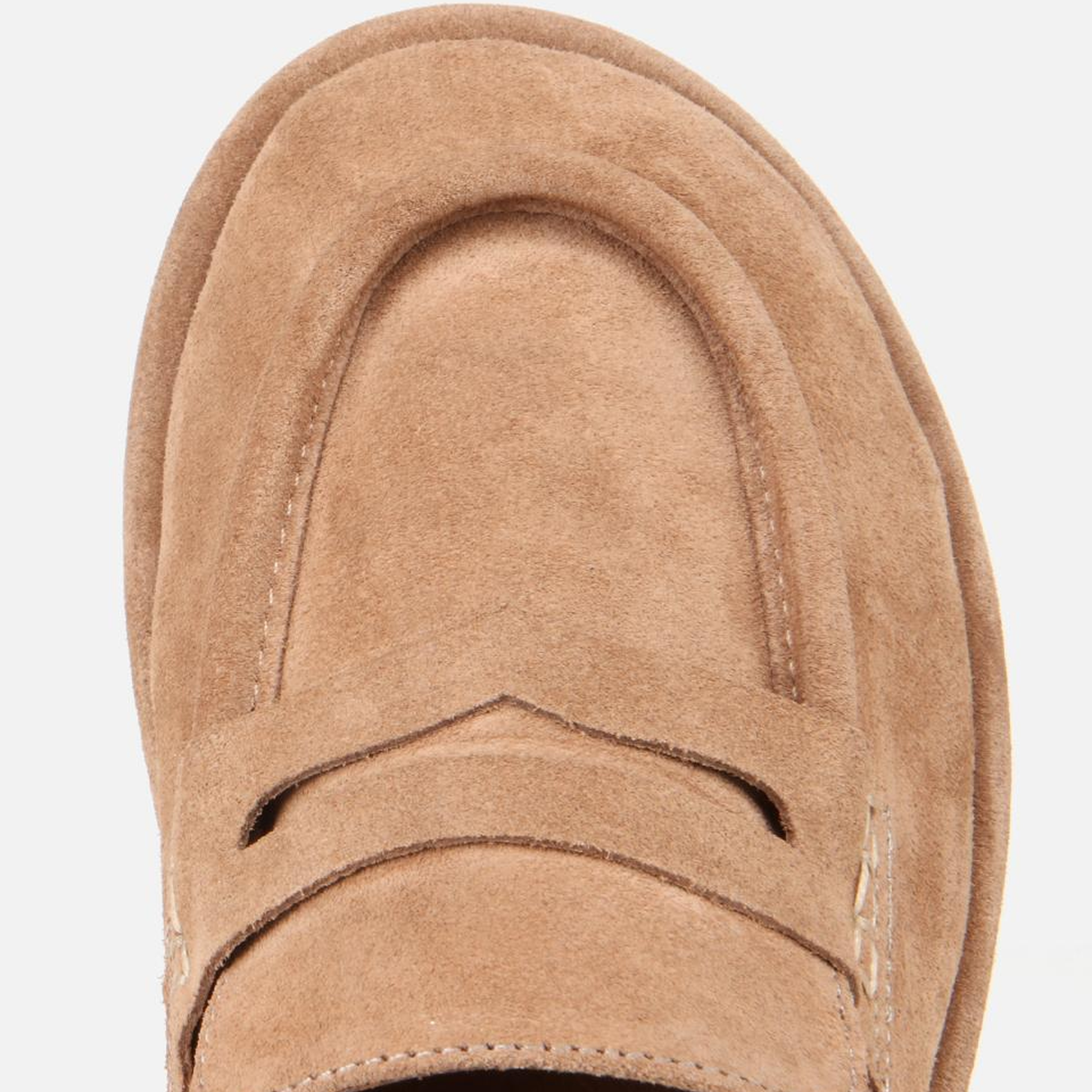 Kadın Deri Bej Yumuşak Dokulu Günlük Loafer