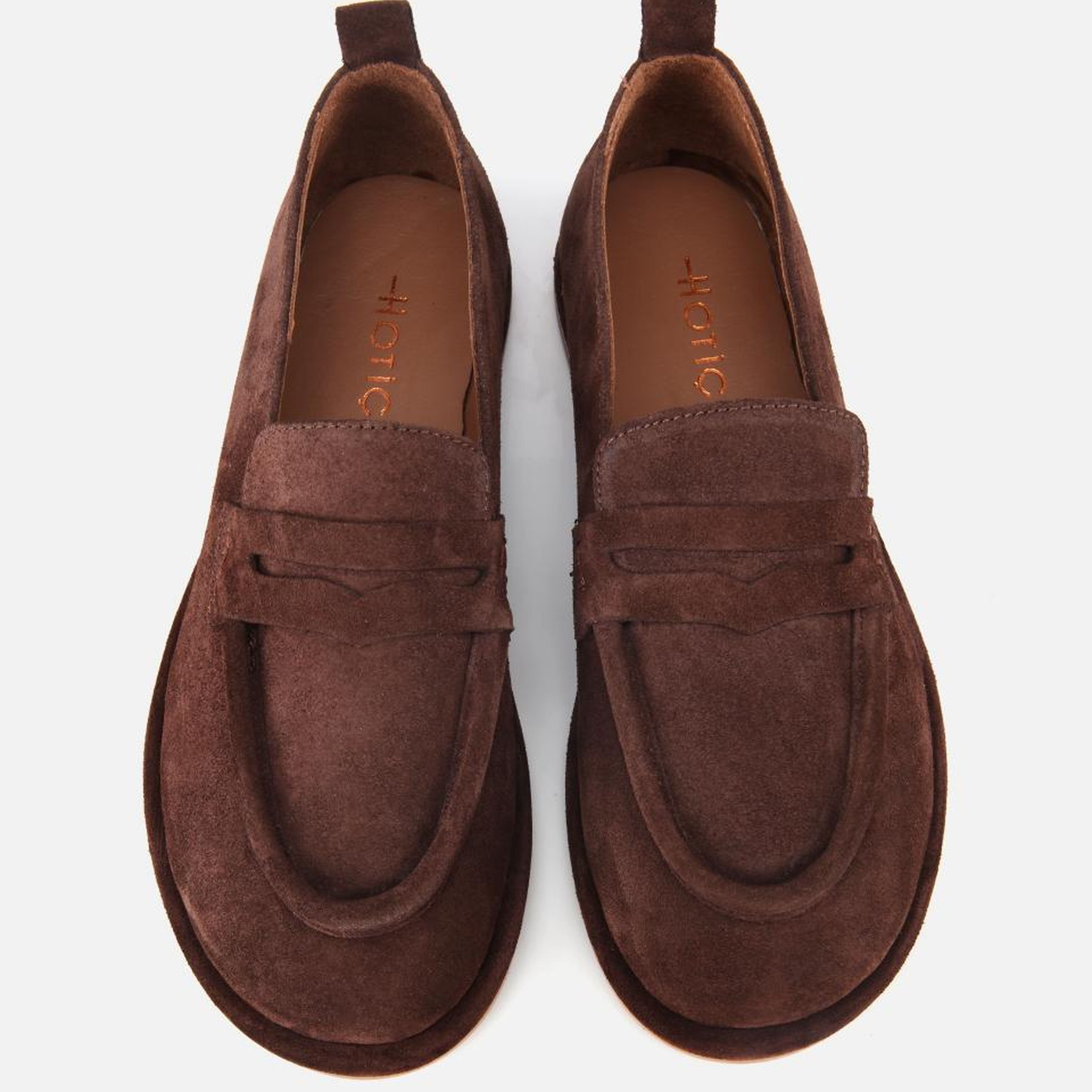 Kadın Deri Kahverengi Yumuşak Dokulu Günlük Loafer