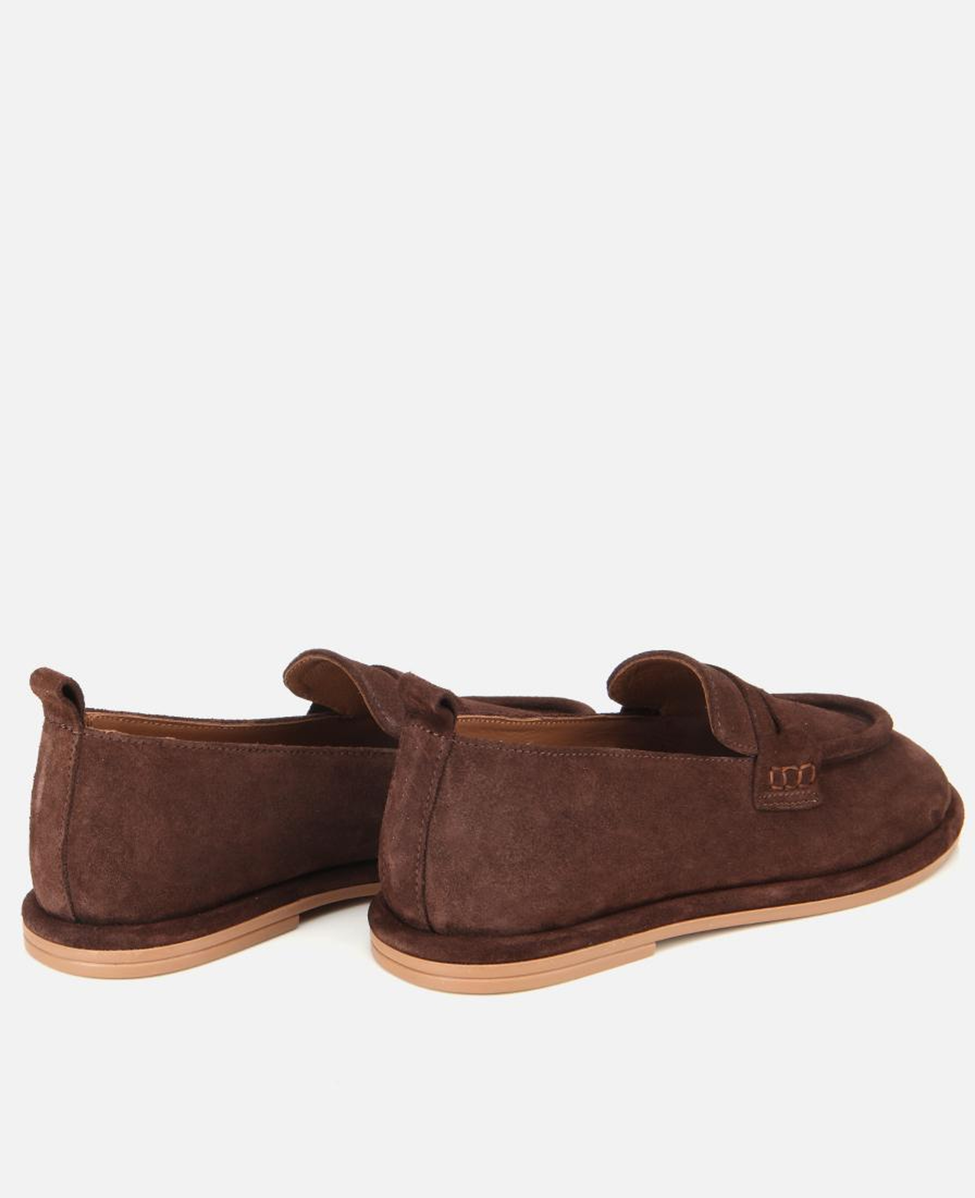 Kadın Deri Kahverengi Yumuşak Dokulu Günlük Loafer