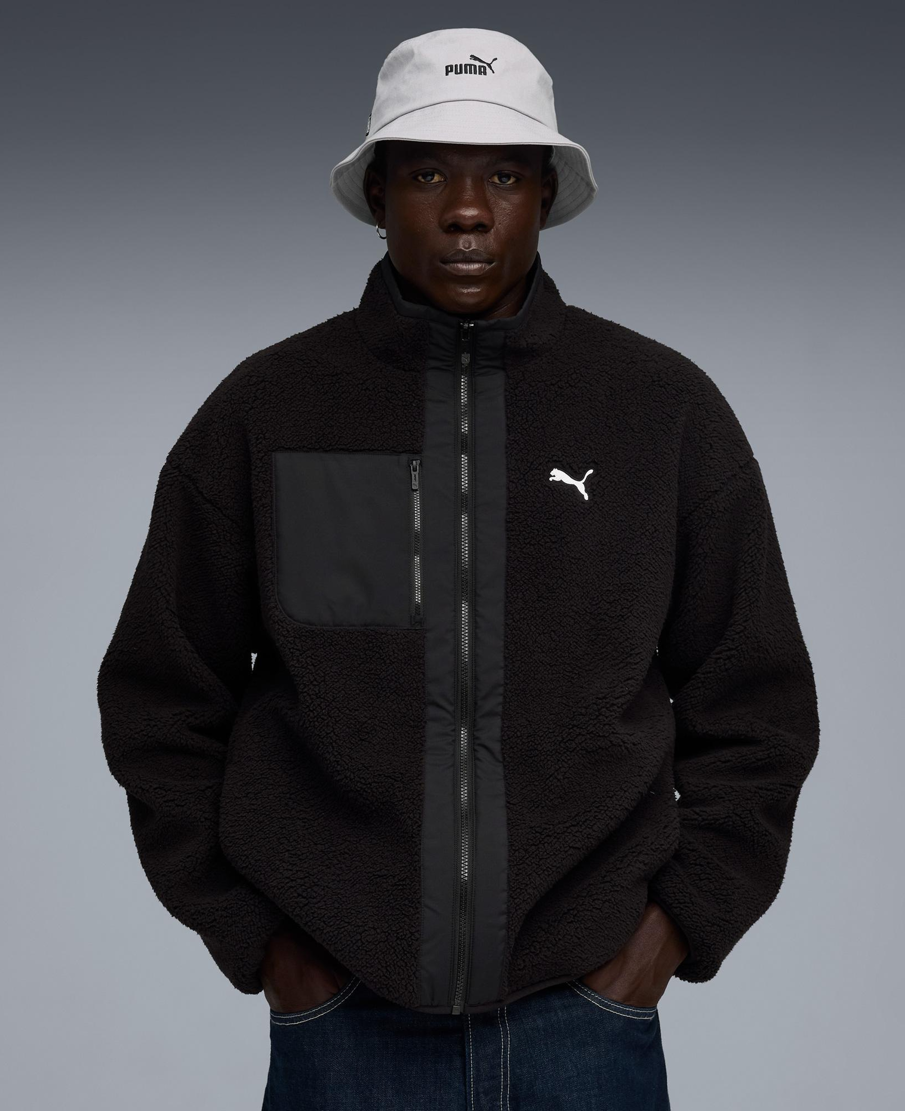 Puma Reversible Sherpa  Erkek Siyah Ceket