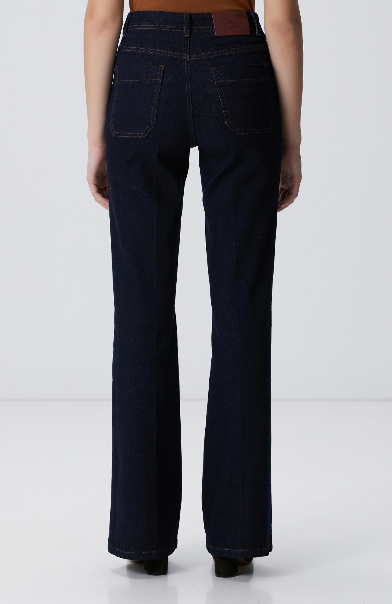 Network Kadın Lacivert Denim Pantolon